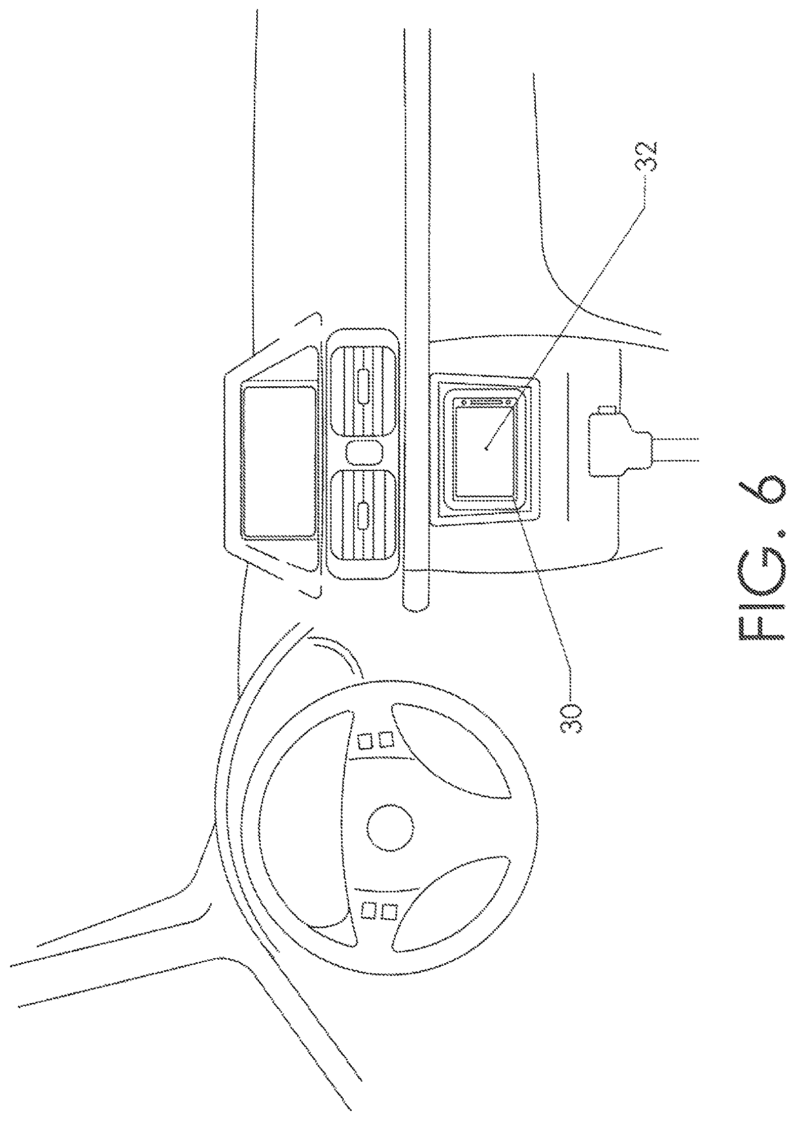 Patent US12304397 Figure 6 – Touchscreen-based vehicle control interface