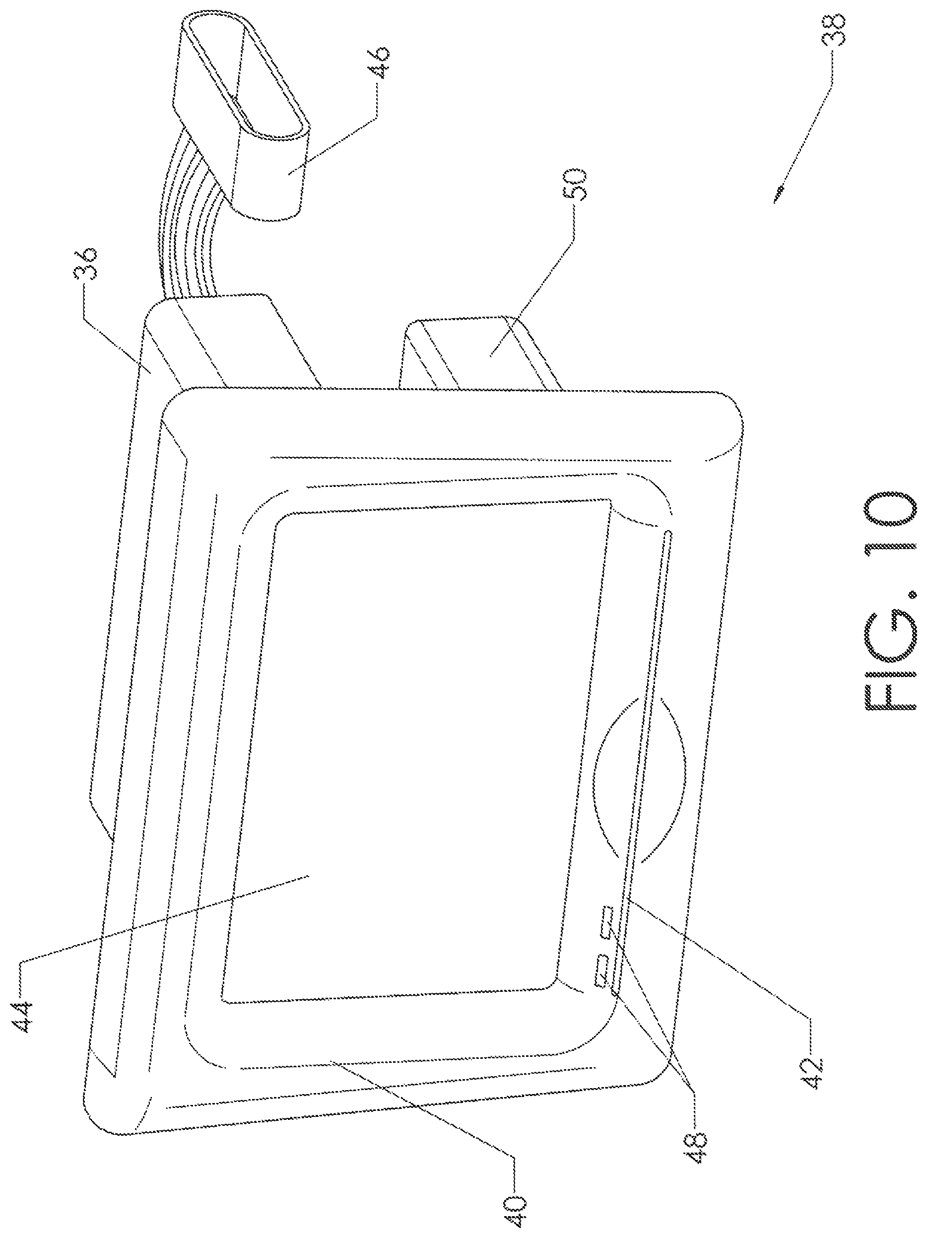 Patent US12304397 Figure 10 – Touchscreen-based vehicle control interface