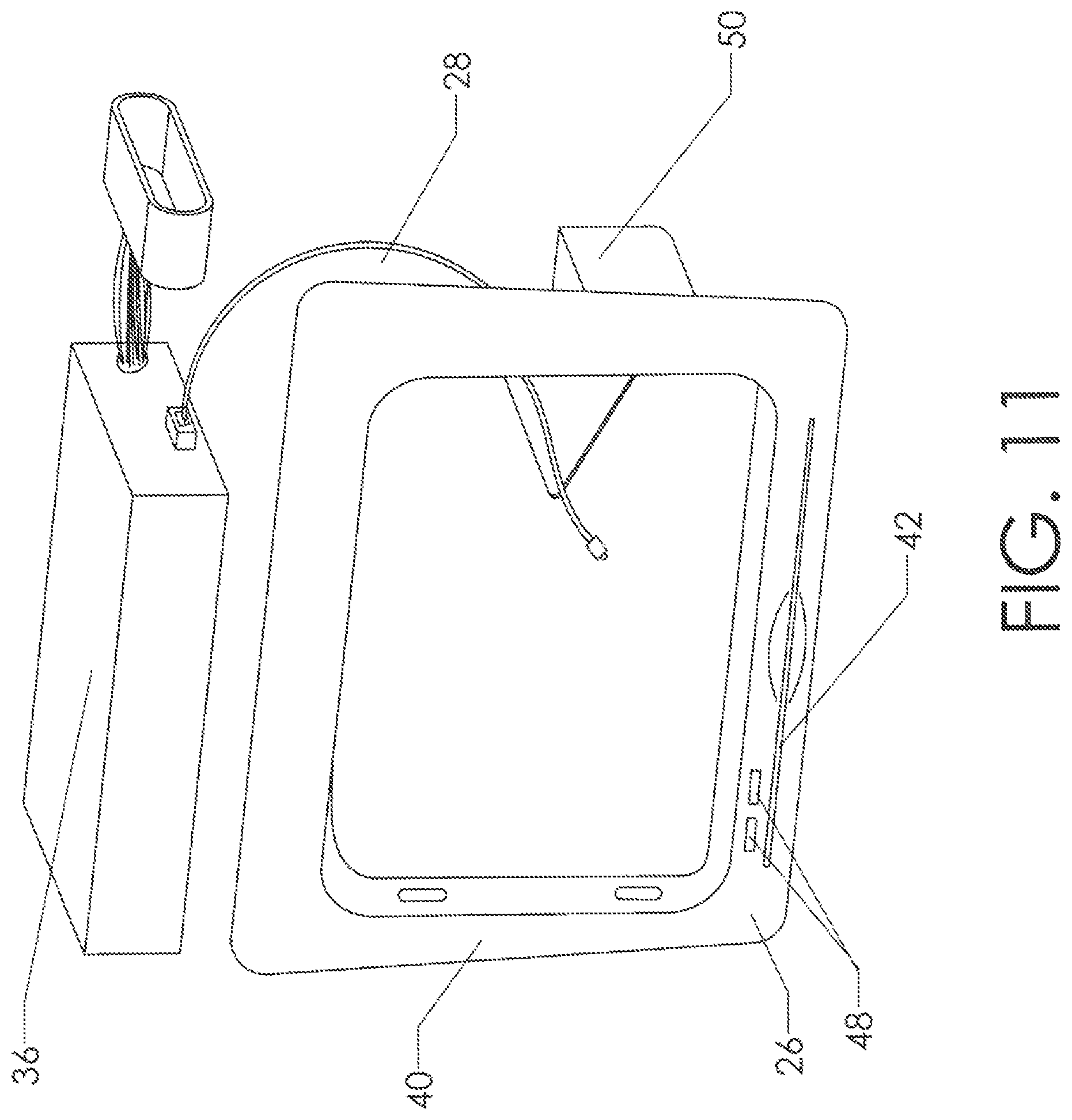 Patent US12304397 Figure 11 – Touchscreen-based vehicle control interface