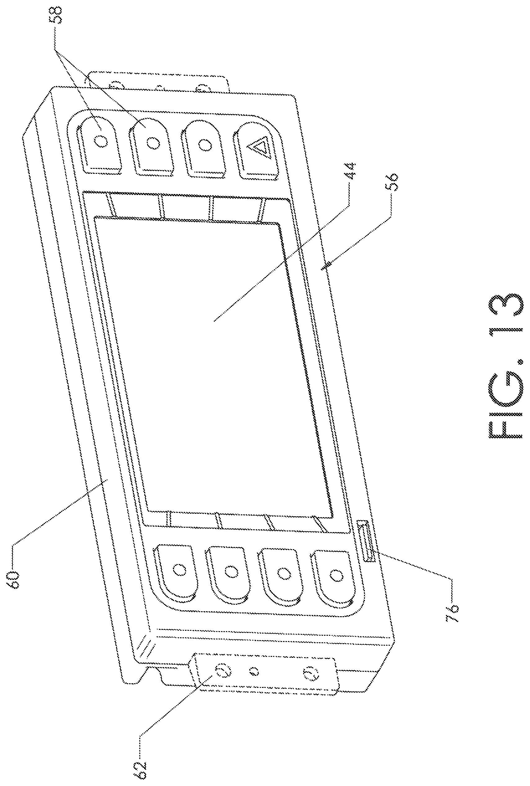 Patent US12304397 Figure 13 – Touchscreen-based vehicle control interface