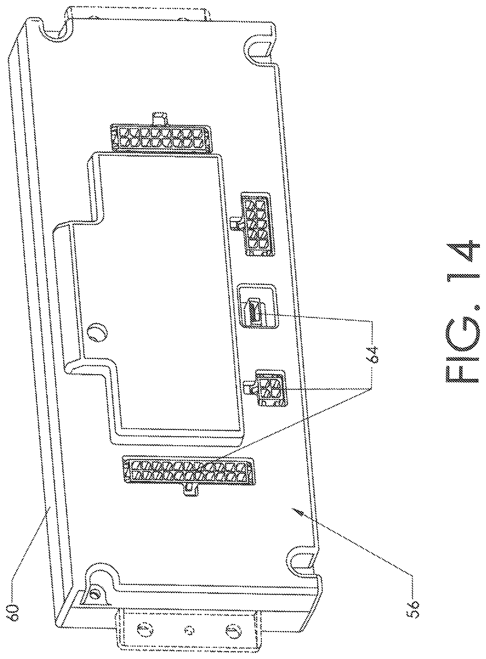 Patent US12304397 Figure 14 – Touchscreen-based vehicle control interface