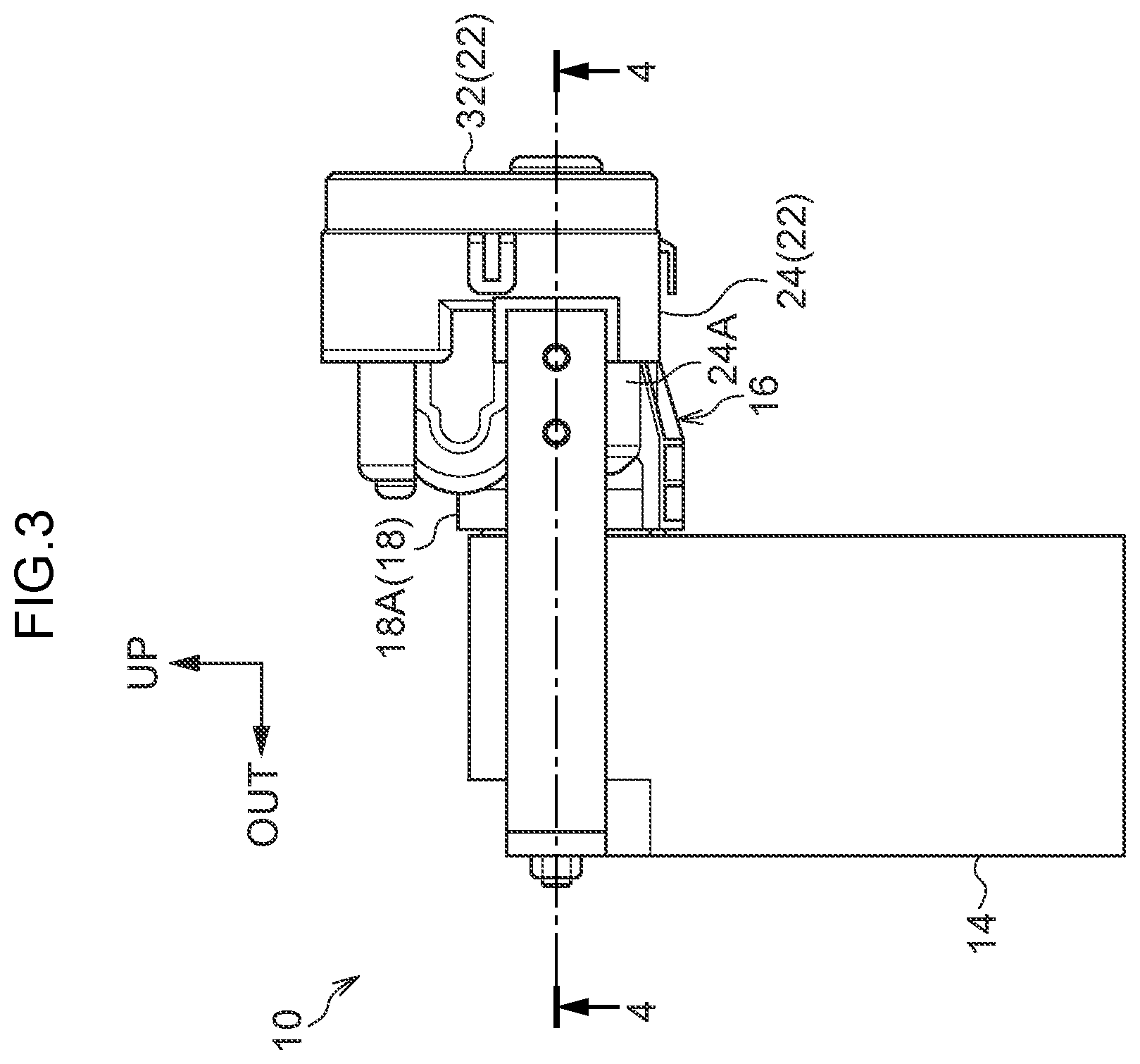 Patent US12304399 Figure 3 – Deflector device