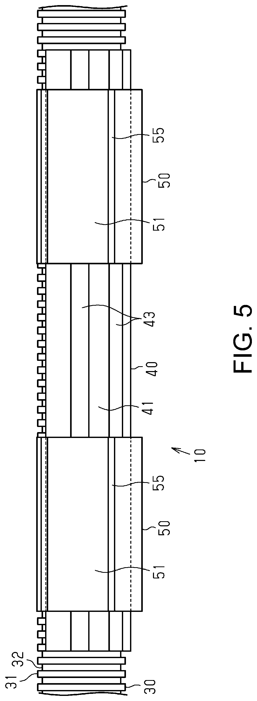 Patent US12304400 Figure 4 – Wire harness with first and second path restrictors and formed air layer