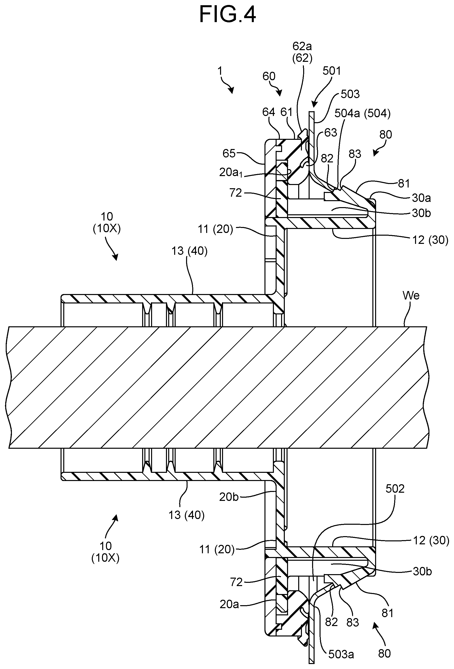 Patent US12304401 Figure 4 – Grommet