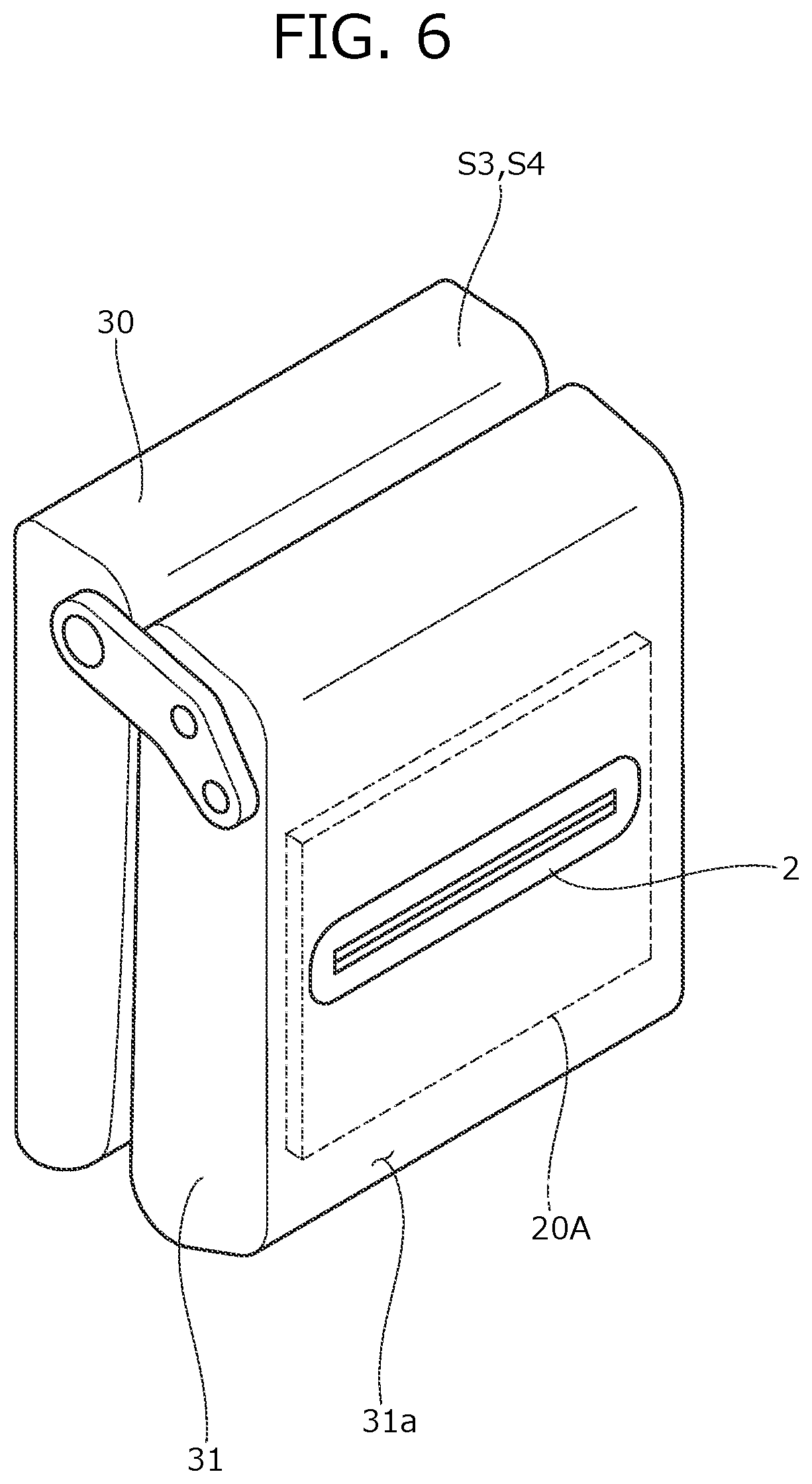 Patent US12304404 Figure 7 – Attachment structure for functional component and interior member