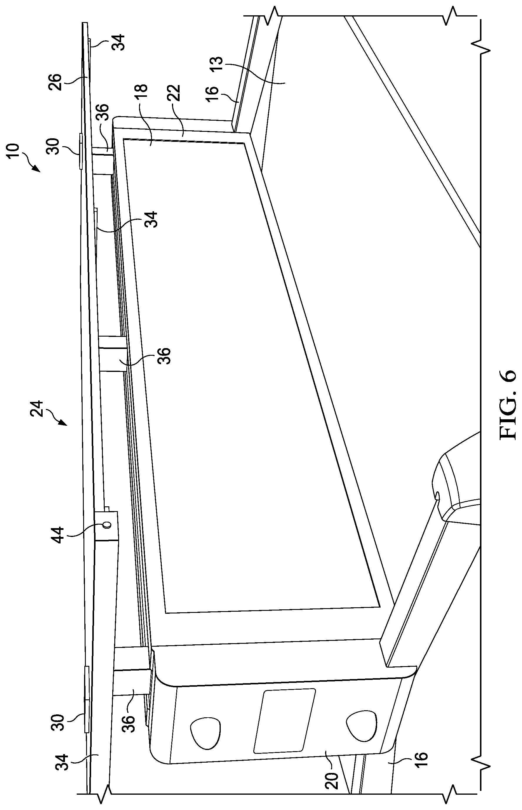 Patent US12304406 Figure 6 – Solar powered vehicle topper unit