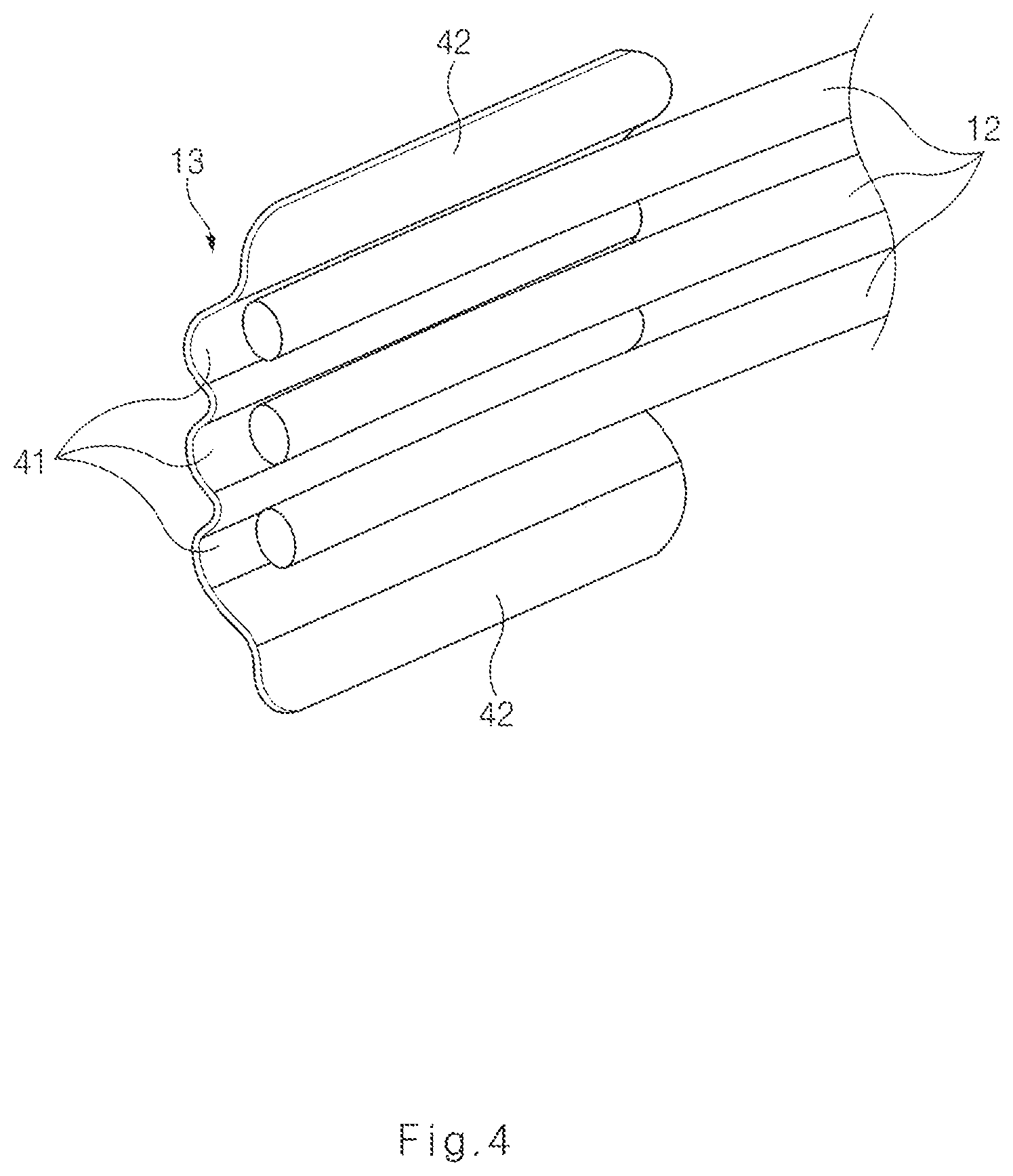 Patent US12304408 Figure 4 – Vehicle front bumper system