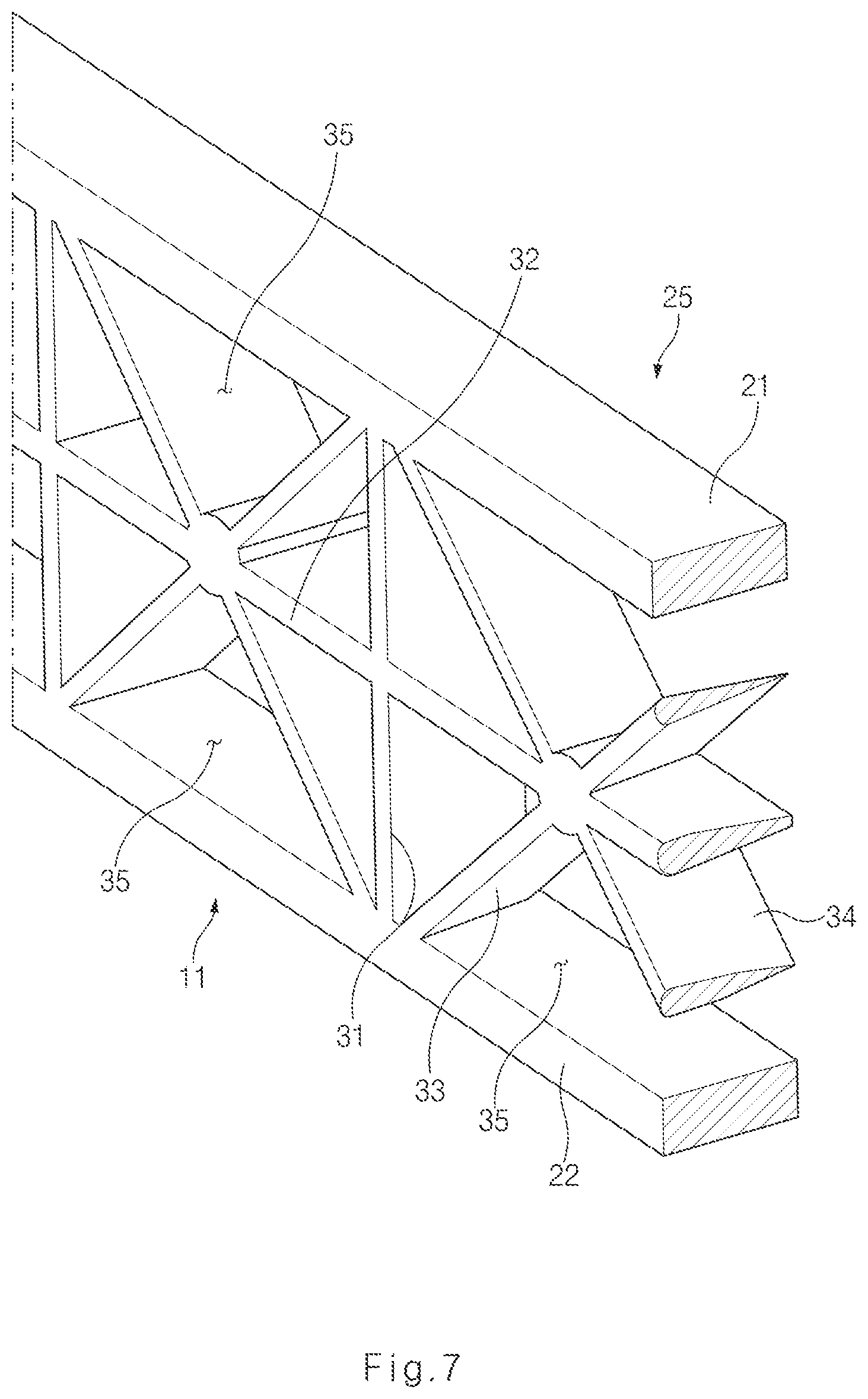 Patent US12304408 Figure 7 – Vehicle front bumper system