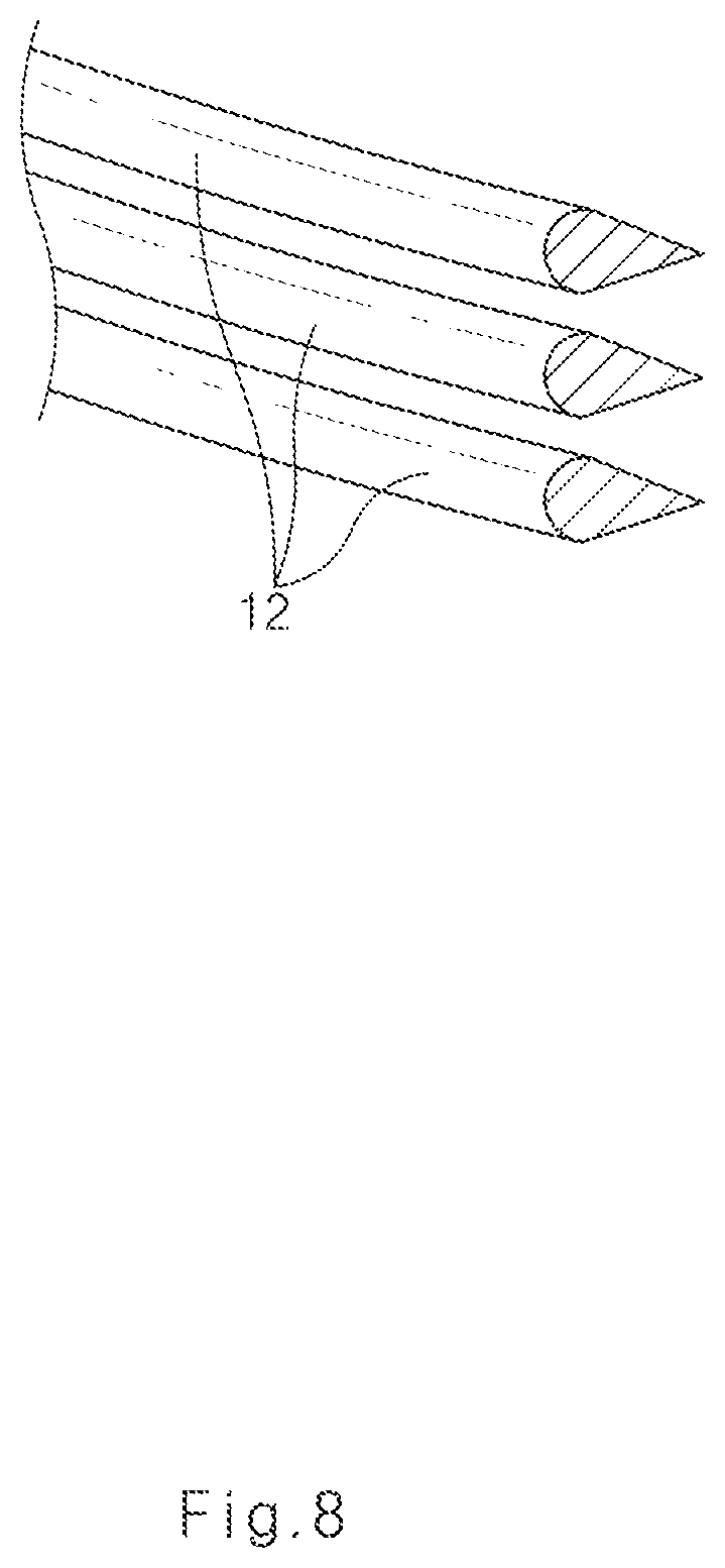 Patent US12304408 Figure 8 – Vehicle front bumper system