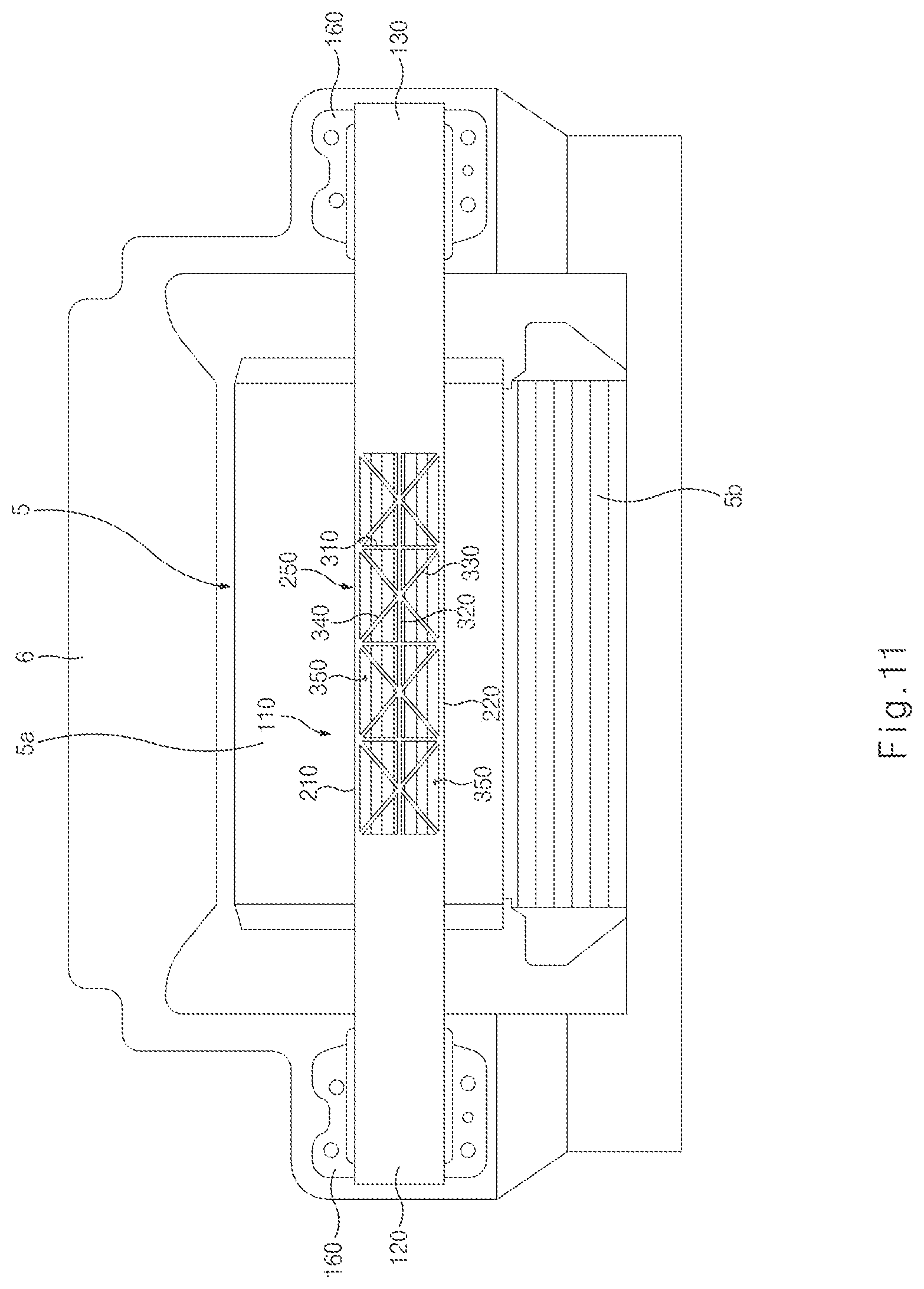 Patent US12304408 Figure 11 – Vehicle front bumper system