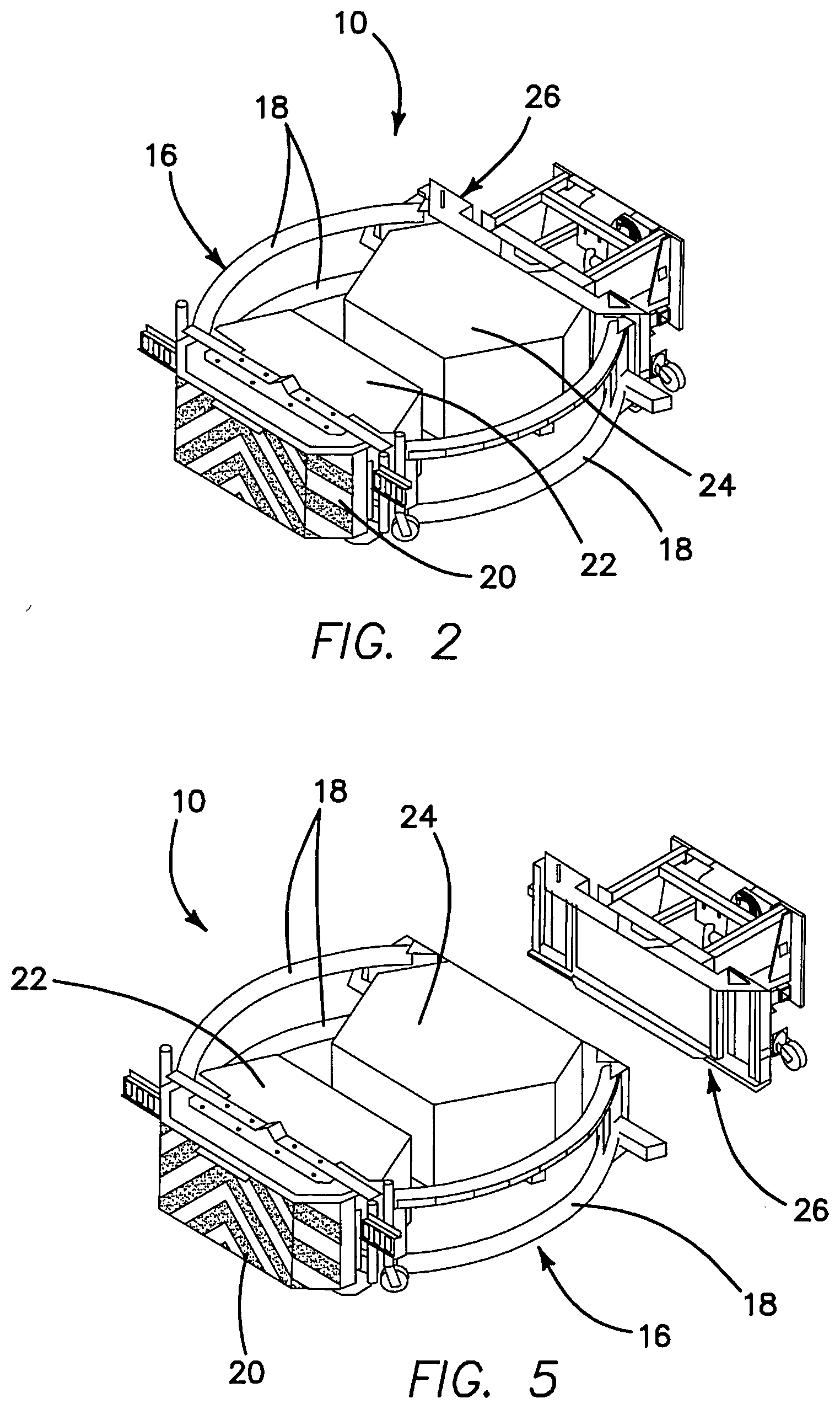 Patent US12304409 Figure 2 – Vehicle-mounted crash attenuator
