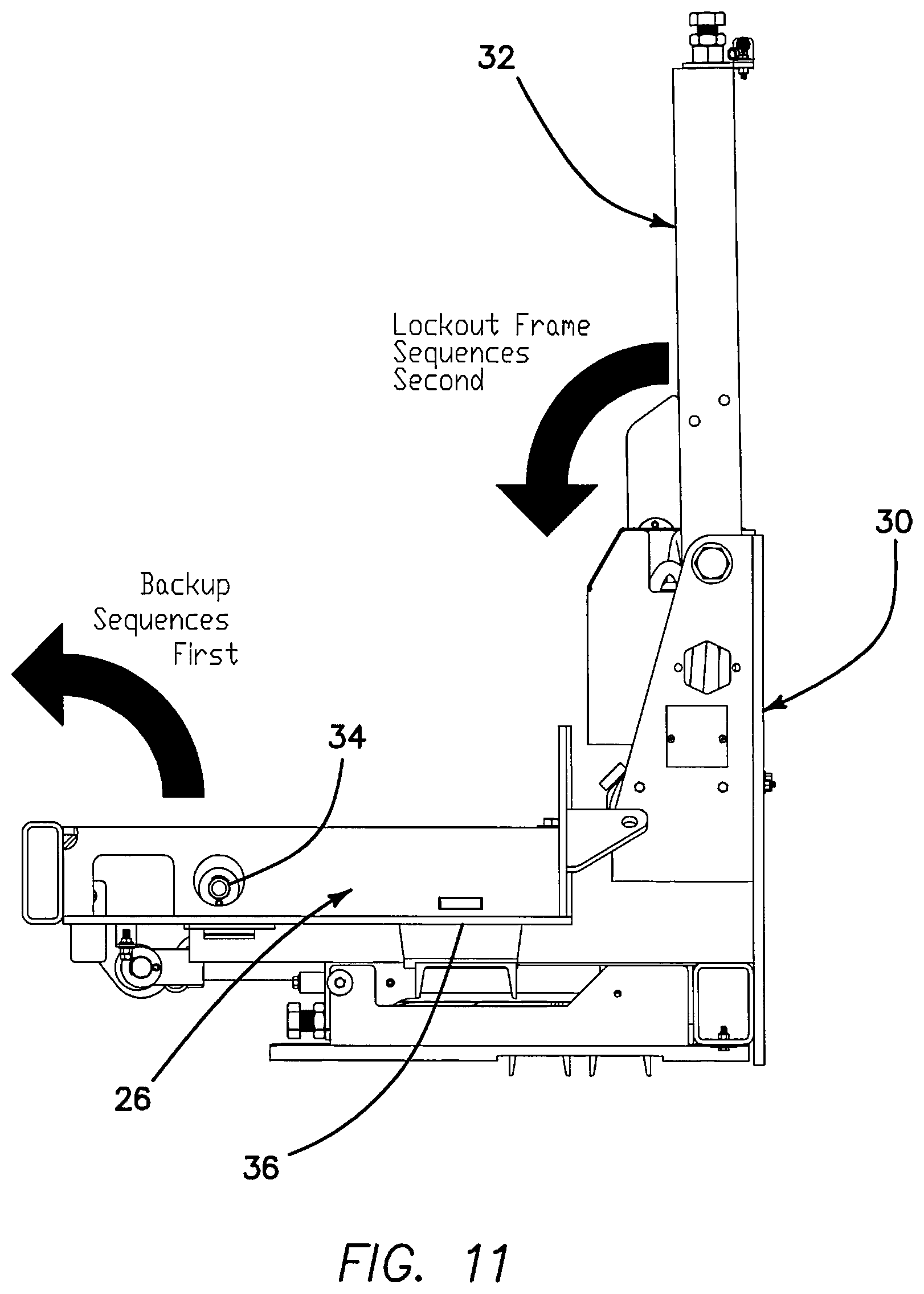 Patent US12304409 Figure 6 – Vehicle-mounted crash attenuator