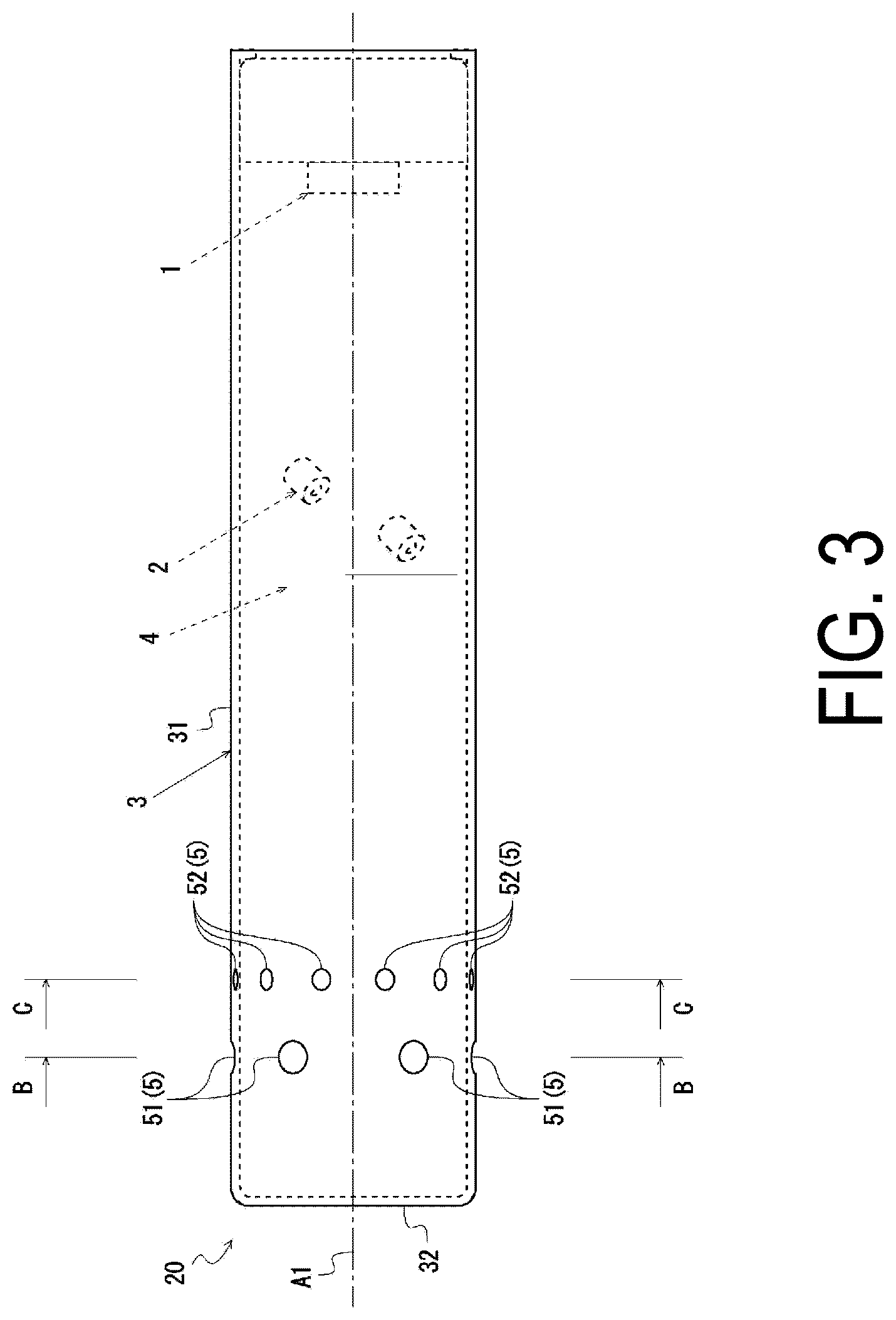 Patent US12304417 Figure 3 – Gas generator and airbag device