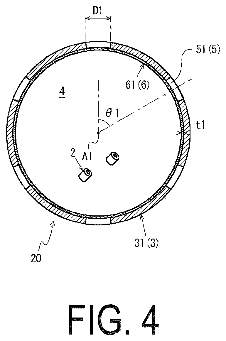 Patent US12304417 Figure 4 – Gas generator and airbag device