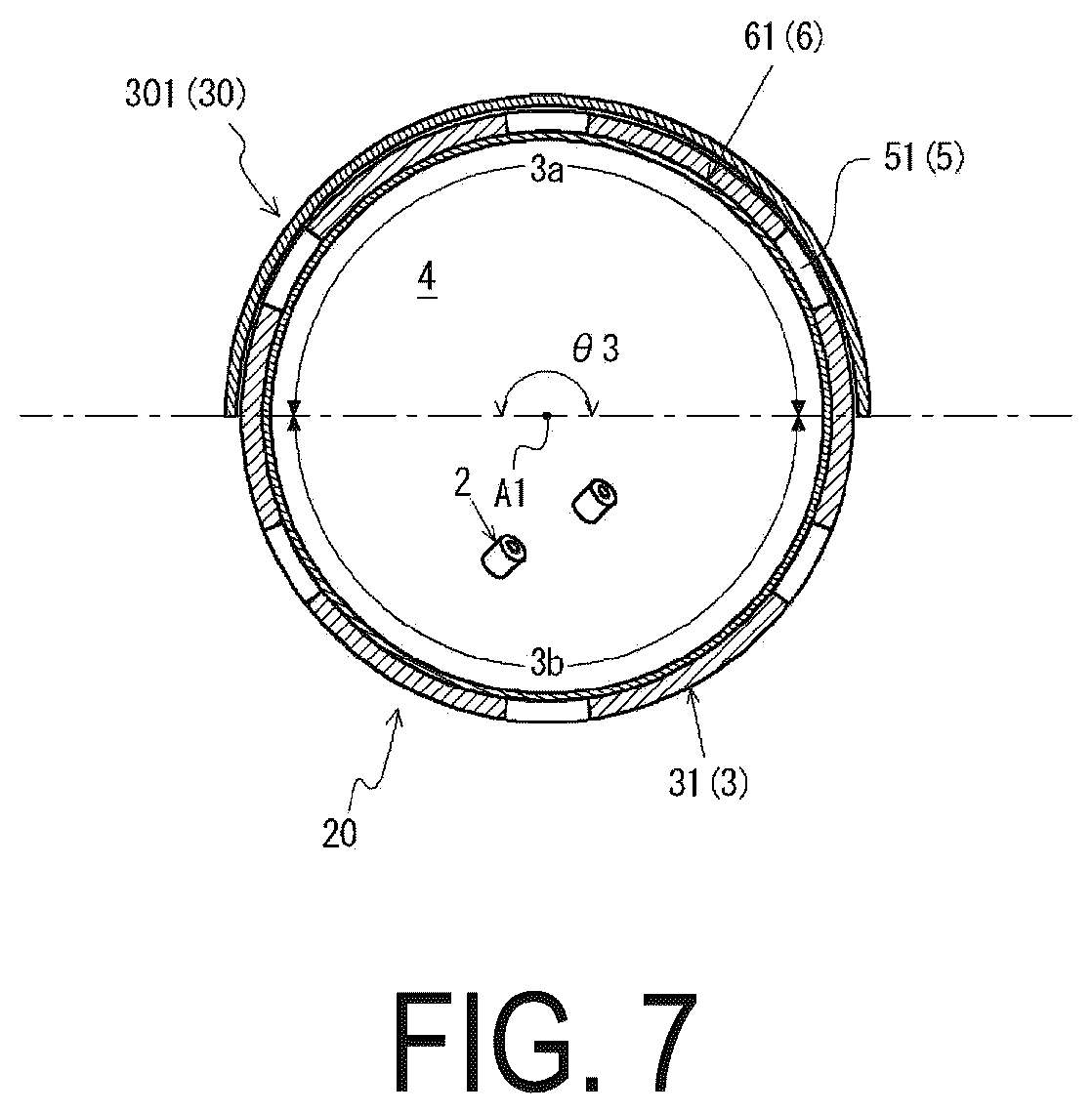 Patent US12304417 Figure 7 – Gas generator and airbag device
