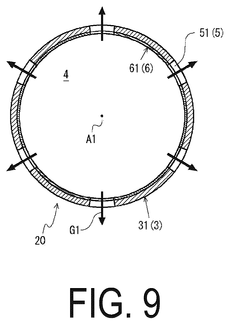 Patent US12304417 Figure 9 – Gas generator and airbag device