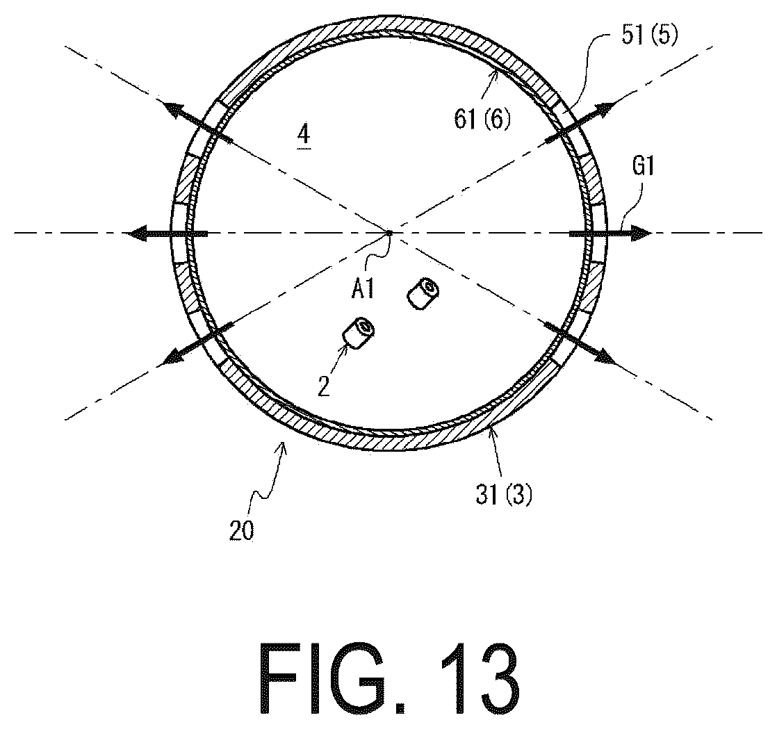 Patent US12304417 Figure 13 – Gas generator and airbag device