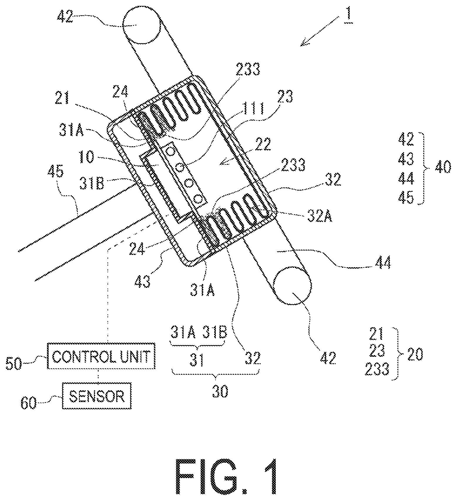 Patent US12304418 Figure 1 – Airbag device and method for inflating airbag device