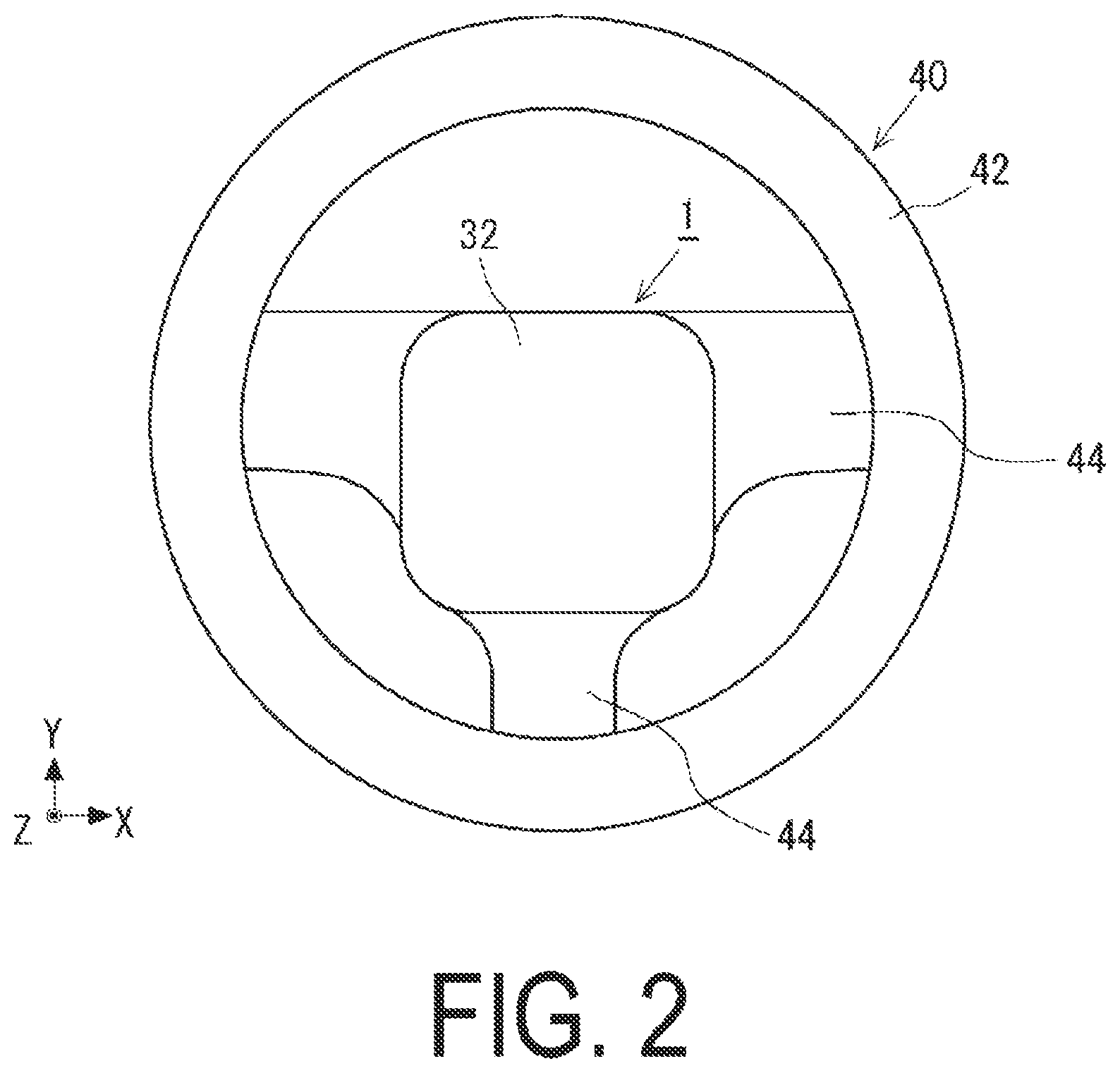 Patent US12304418 Figure 2 – Airbag device and method for inflating airbag device
