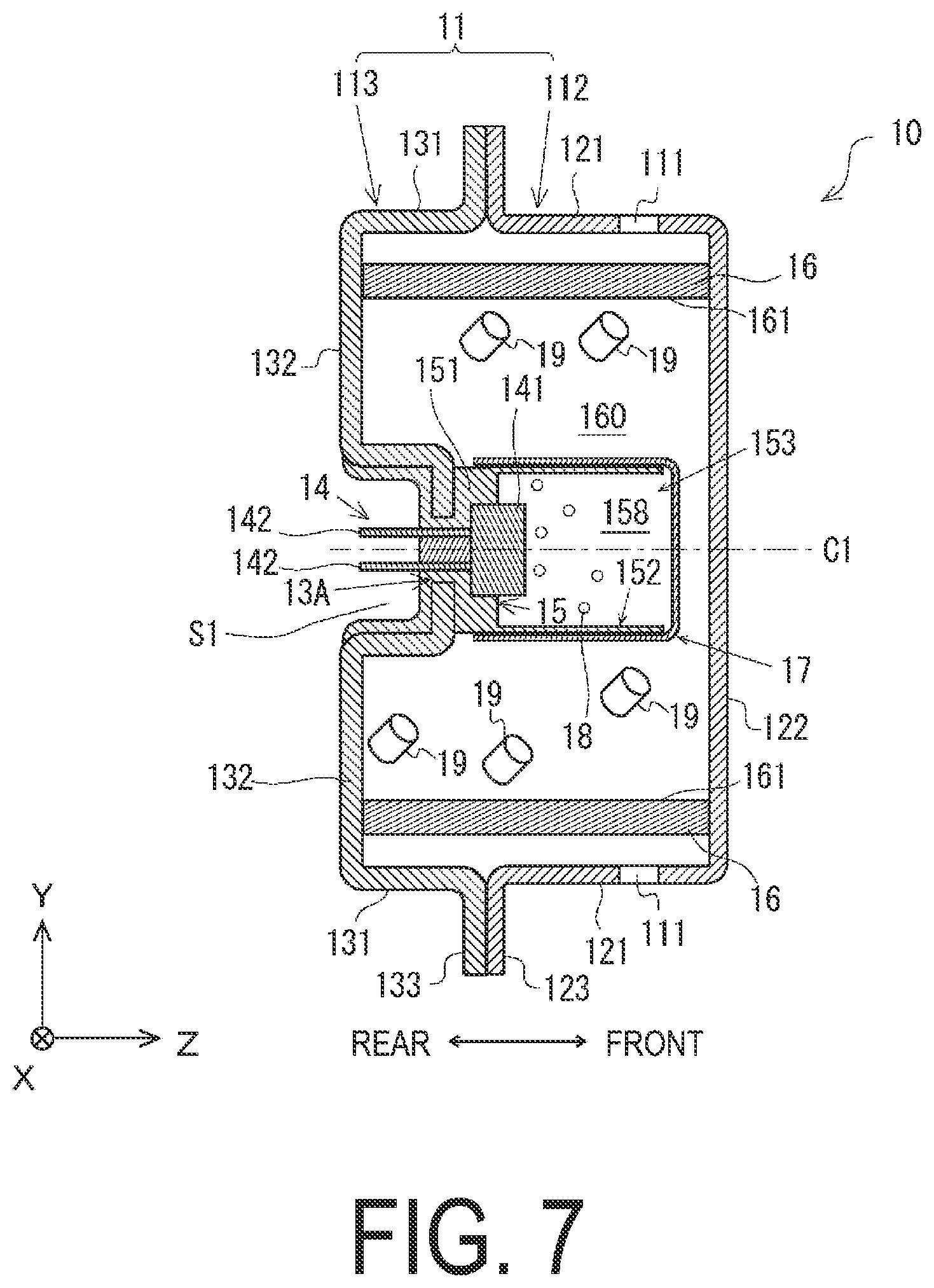 Patent US12304418 Figure 7 – Airbag device and method for inflating airbag device