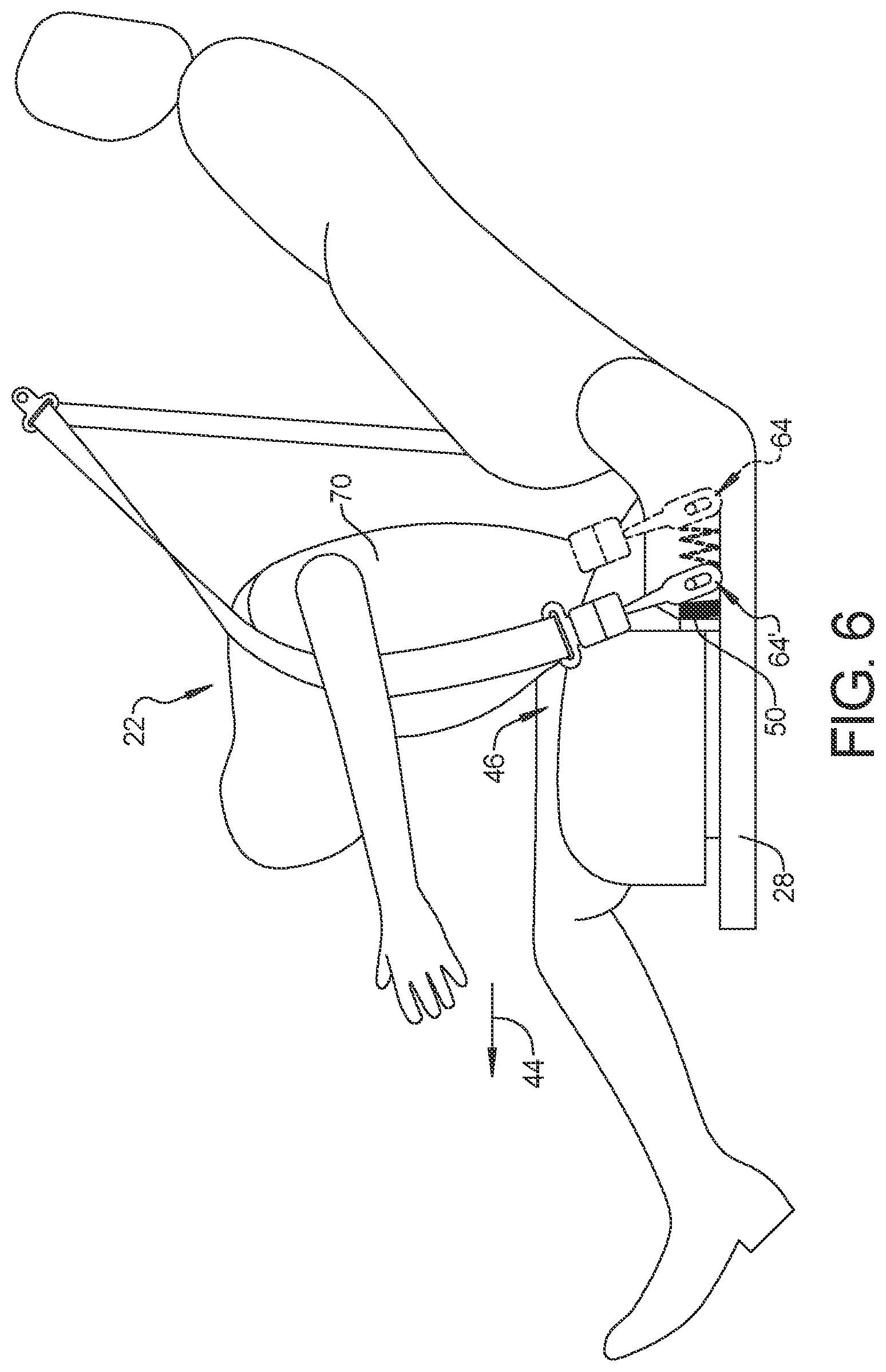 Patent US12304419 Figure 3 – Seatbelt anchorage with energy absorption for frontal impact protection