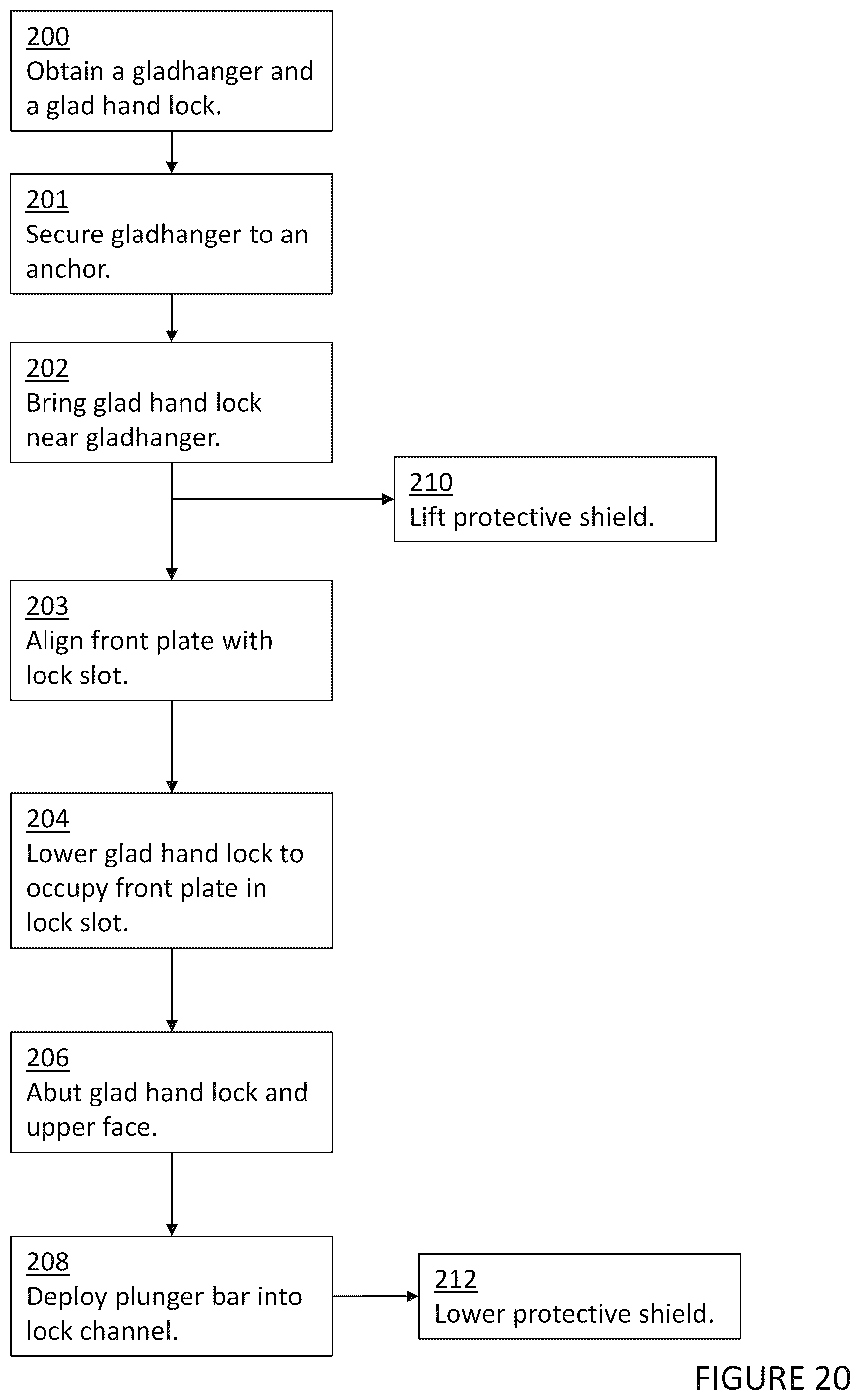 Patent US12304421 Figure 5 – Glad hand lock hanger and methods of use