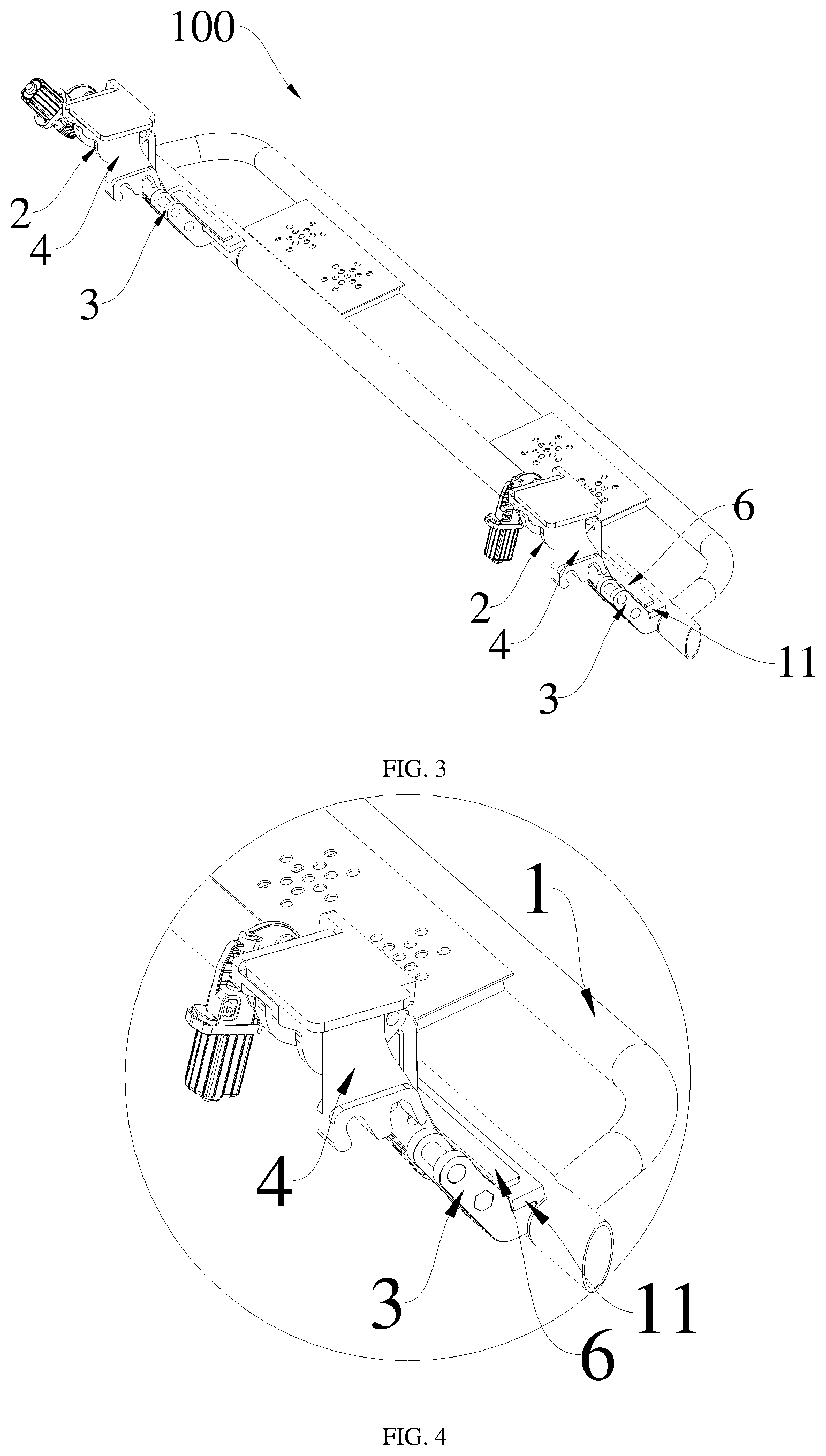 Patent US12304430 Figure 2 – Electric step device and vehicle having same