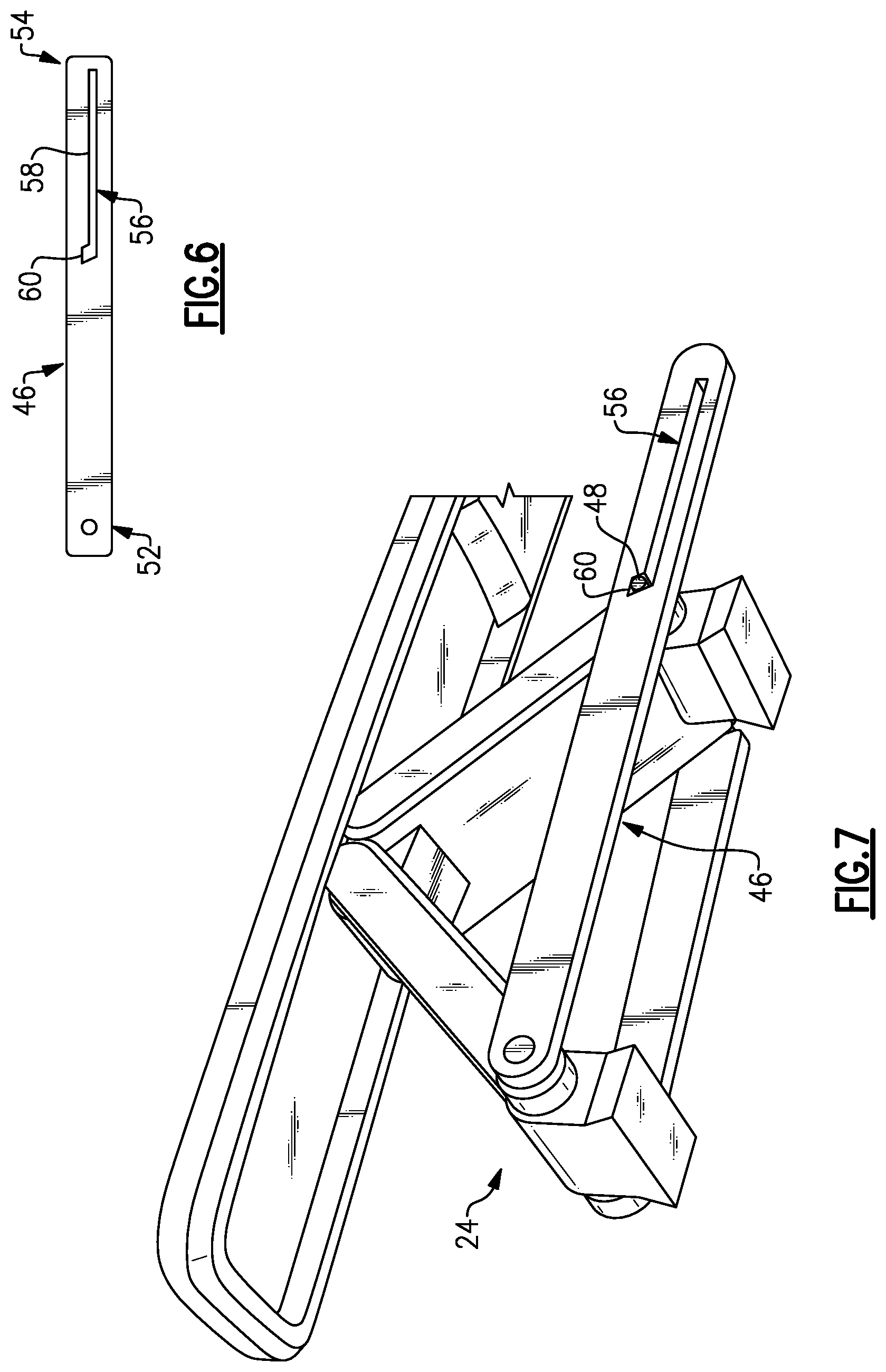 Patent US12304431 Figure 6 – Vehicle with selectively deployable roof rails