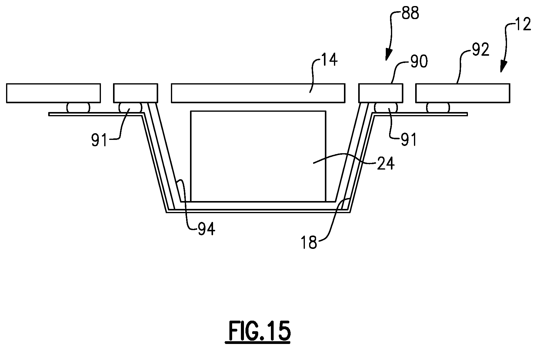 Patent US12304431 Figure 14 – Vehicle with selectively deployable roof rails