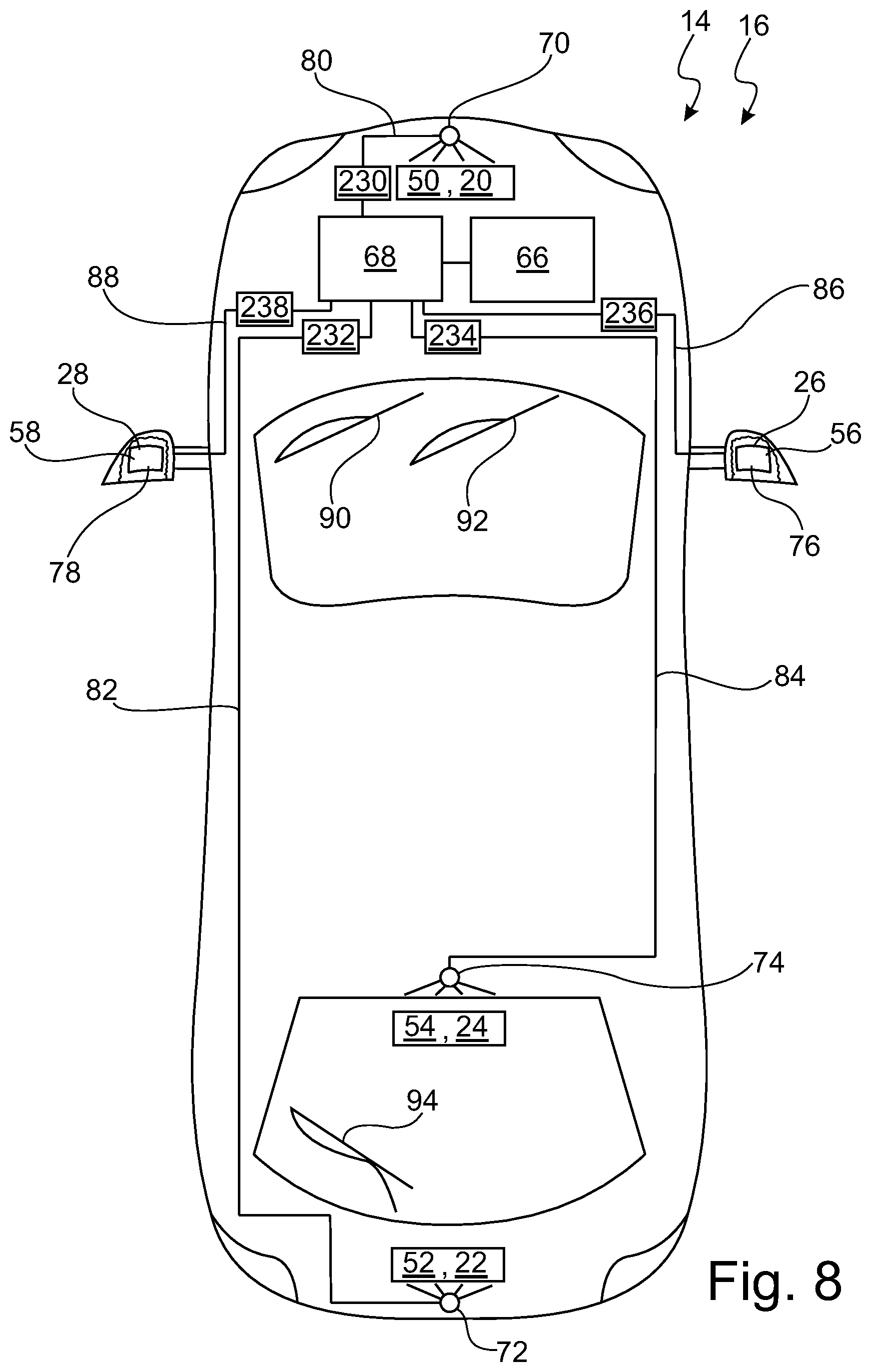 Patent US12304434 Figure 8 – Method for optimizing a resource requirement for a cleaning process, cleaning method, use of a control quantity, cleaning system and motor vehicle