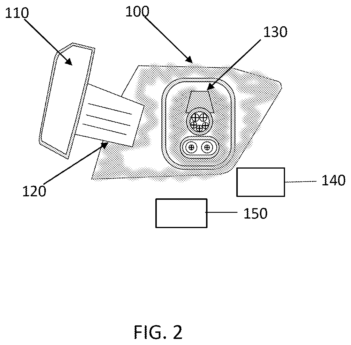Patent US12304435 Figure 2 – Vehicle charge port defroster