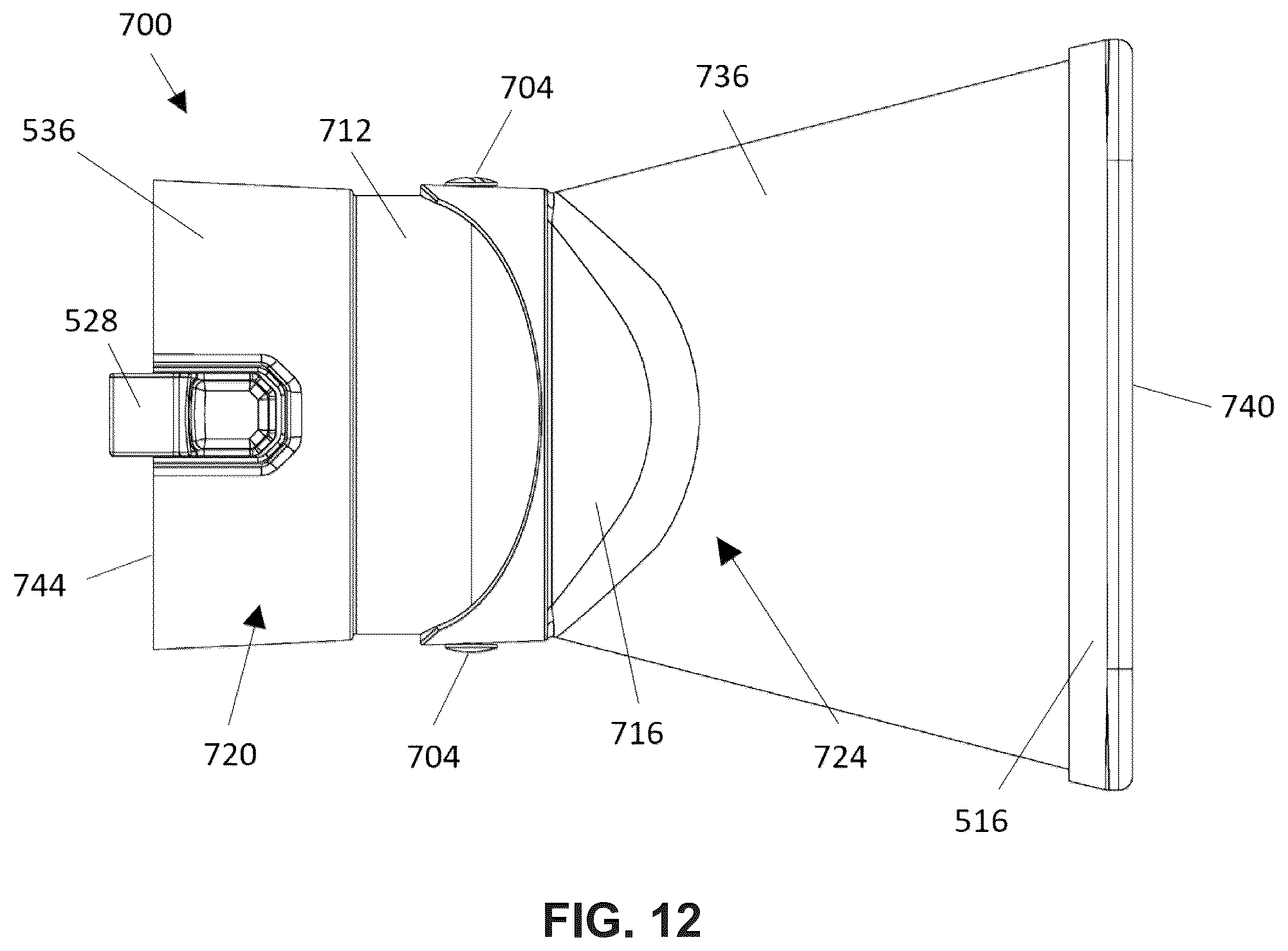 Patent US12304436 Figure 10 – Vehicle drying system