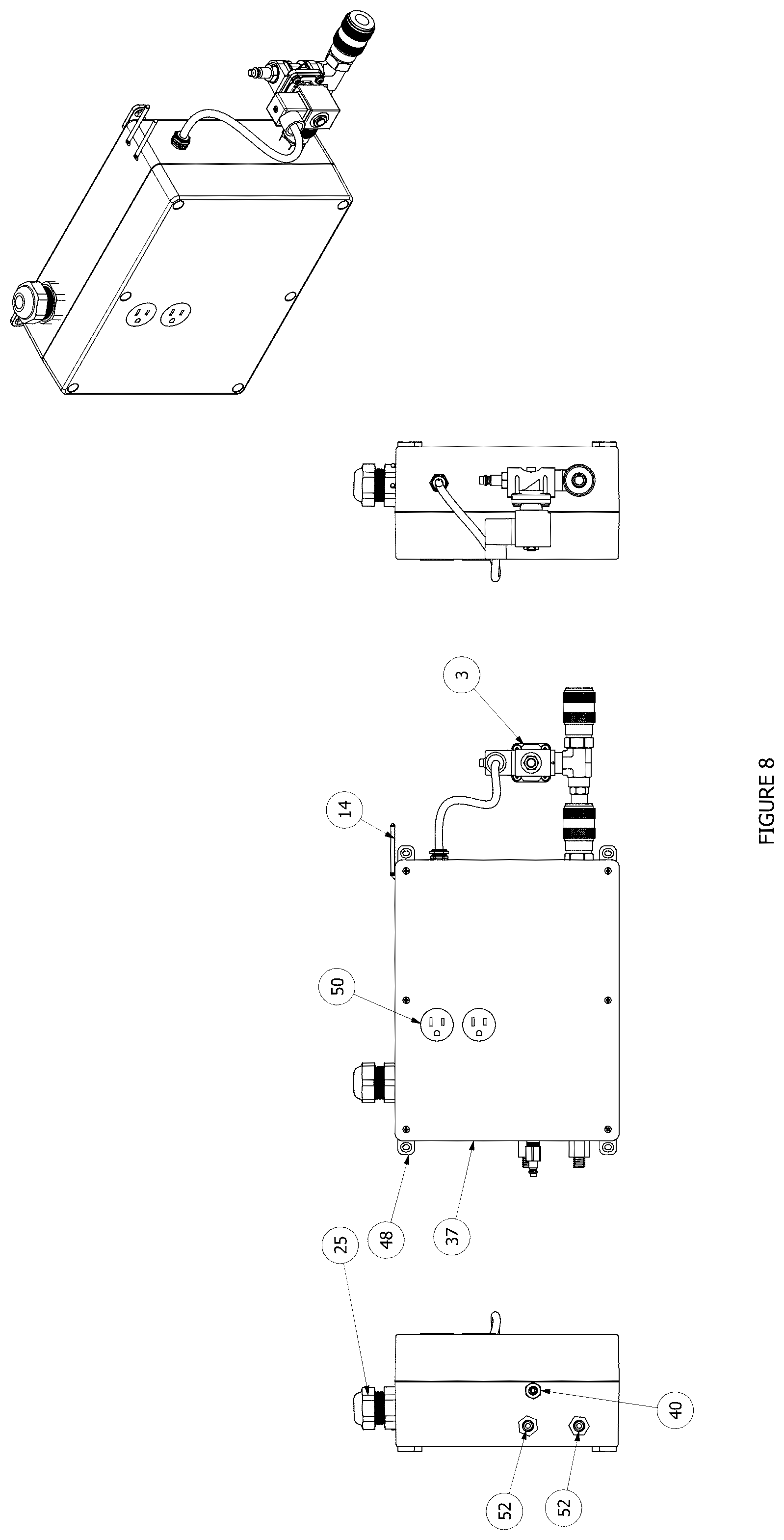 Patent US12304437 Figure 8 – Portable undersprayer