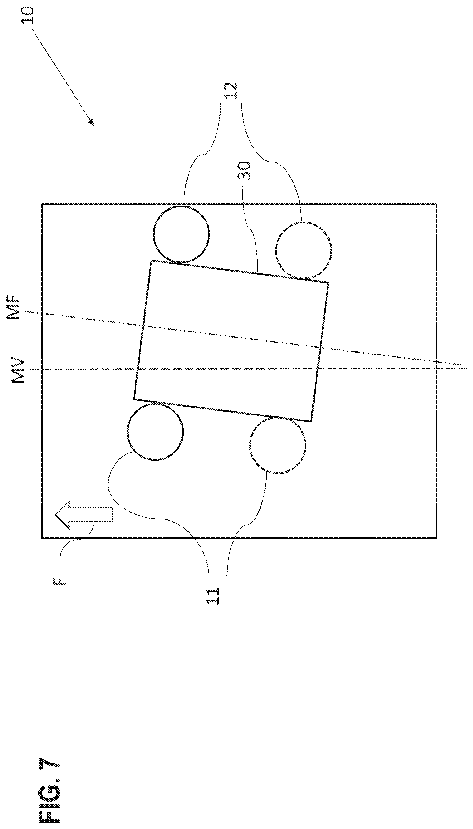 Patent US12304438 Figure 7 – Determining a geometric center position of a vehicle