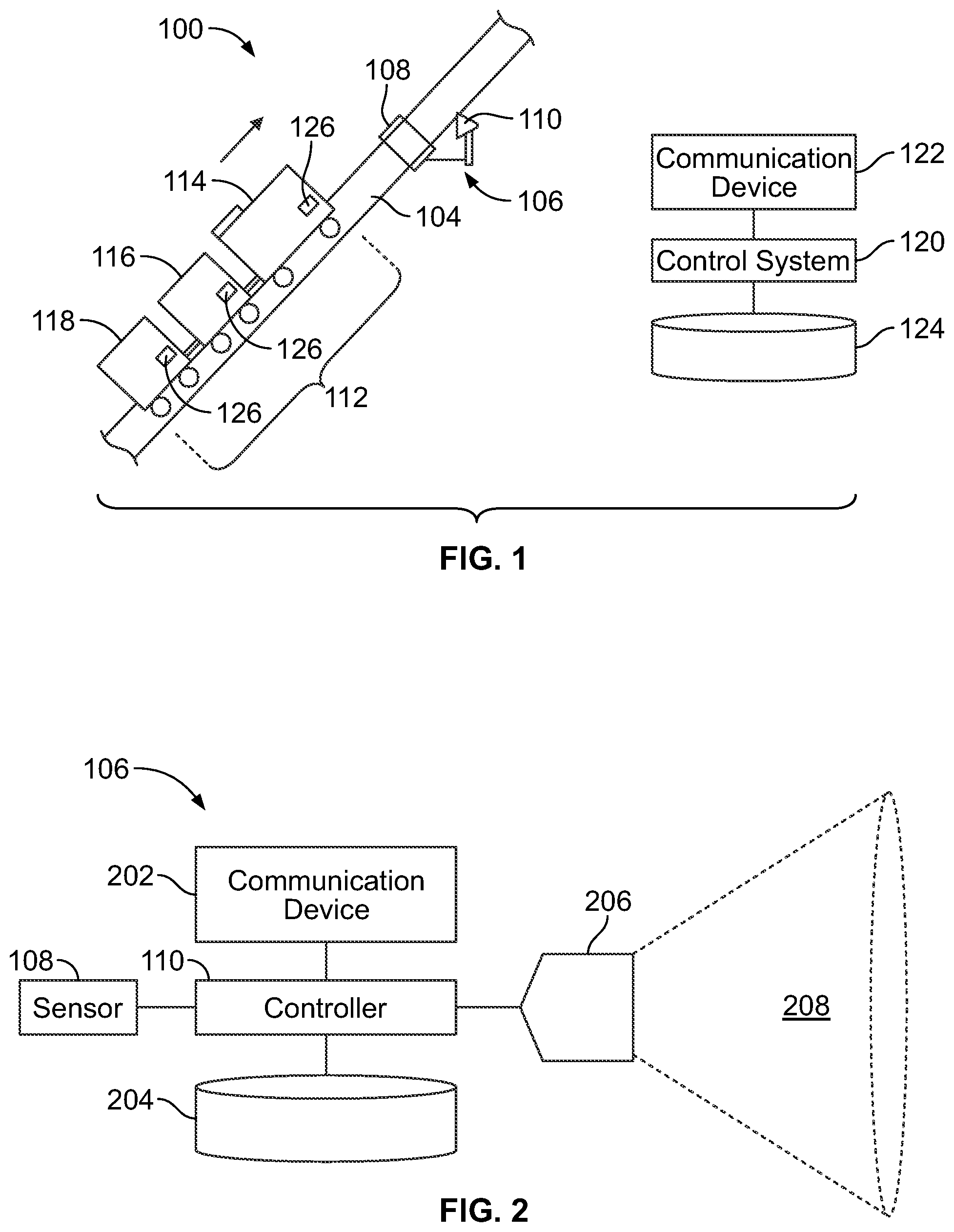 Patent US12304450 Figure 1 – Weight profile determination system