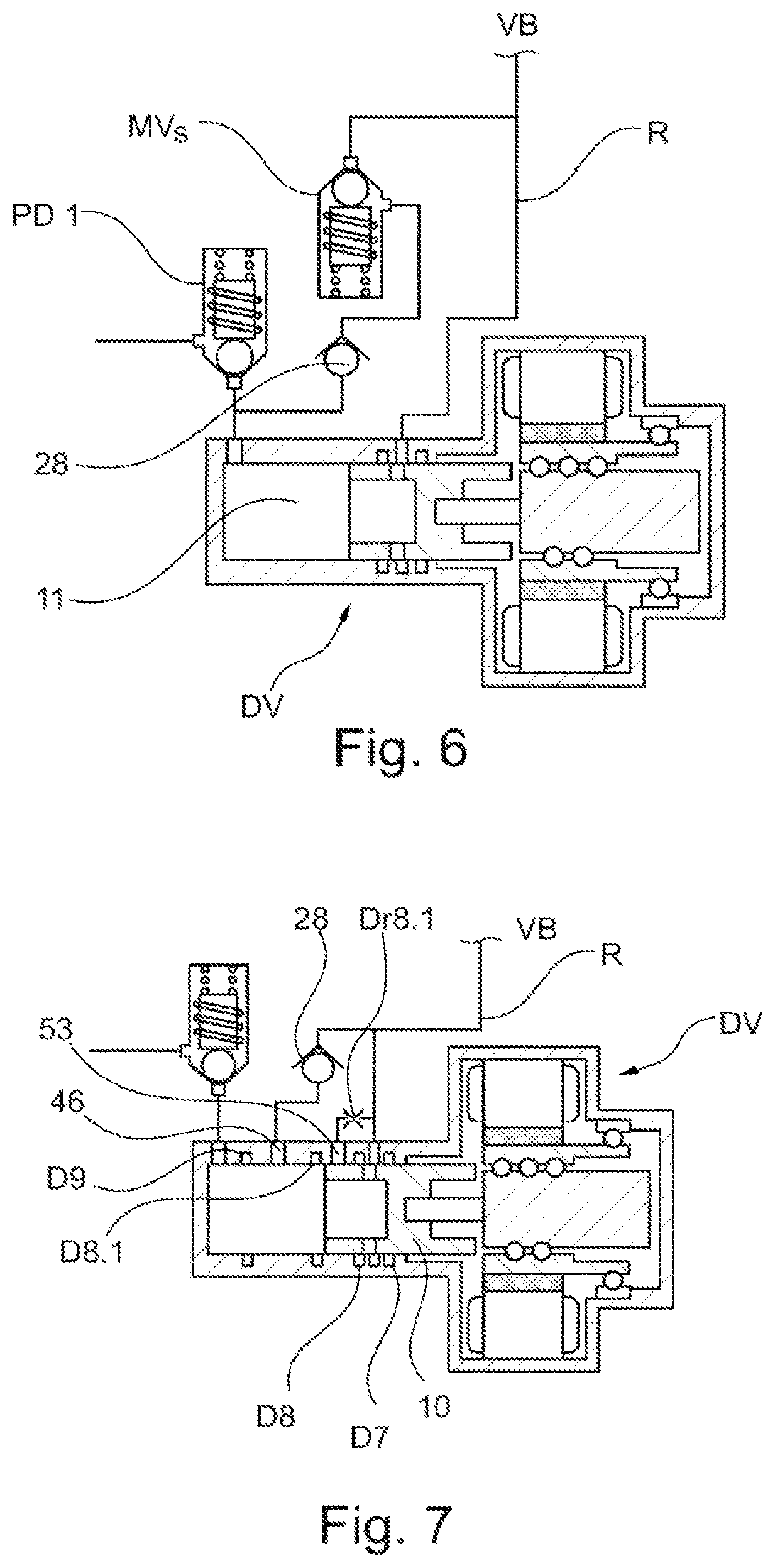 Patent US12304451 Figure 7 – Brake system