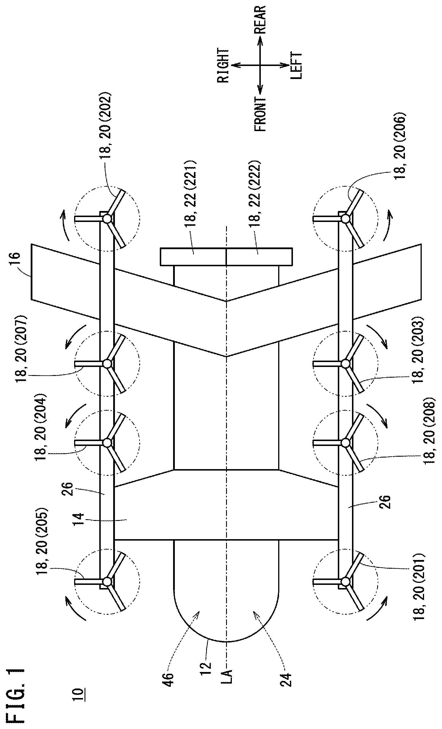 Patent US12304455 Figure 1 – Electric power control device, moving object, and electric power control method