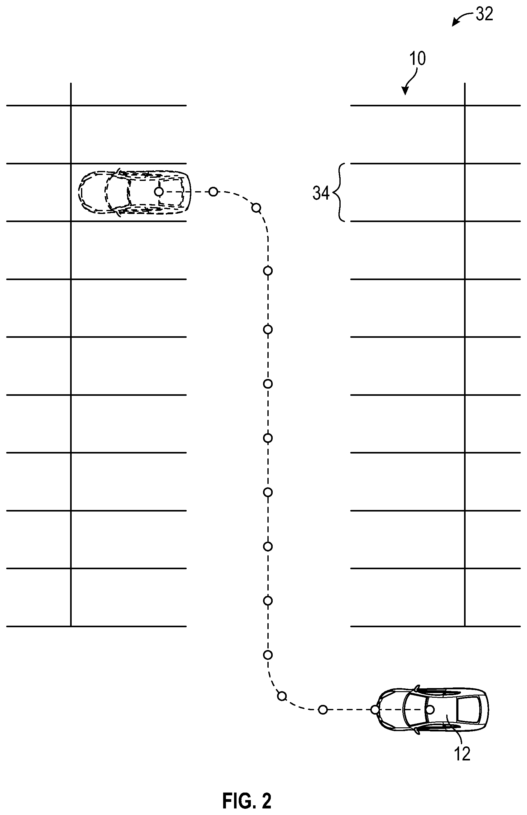 Patent US12304459 Figure 2 – System and method for context oriented auto park assist