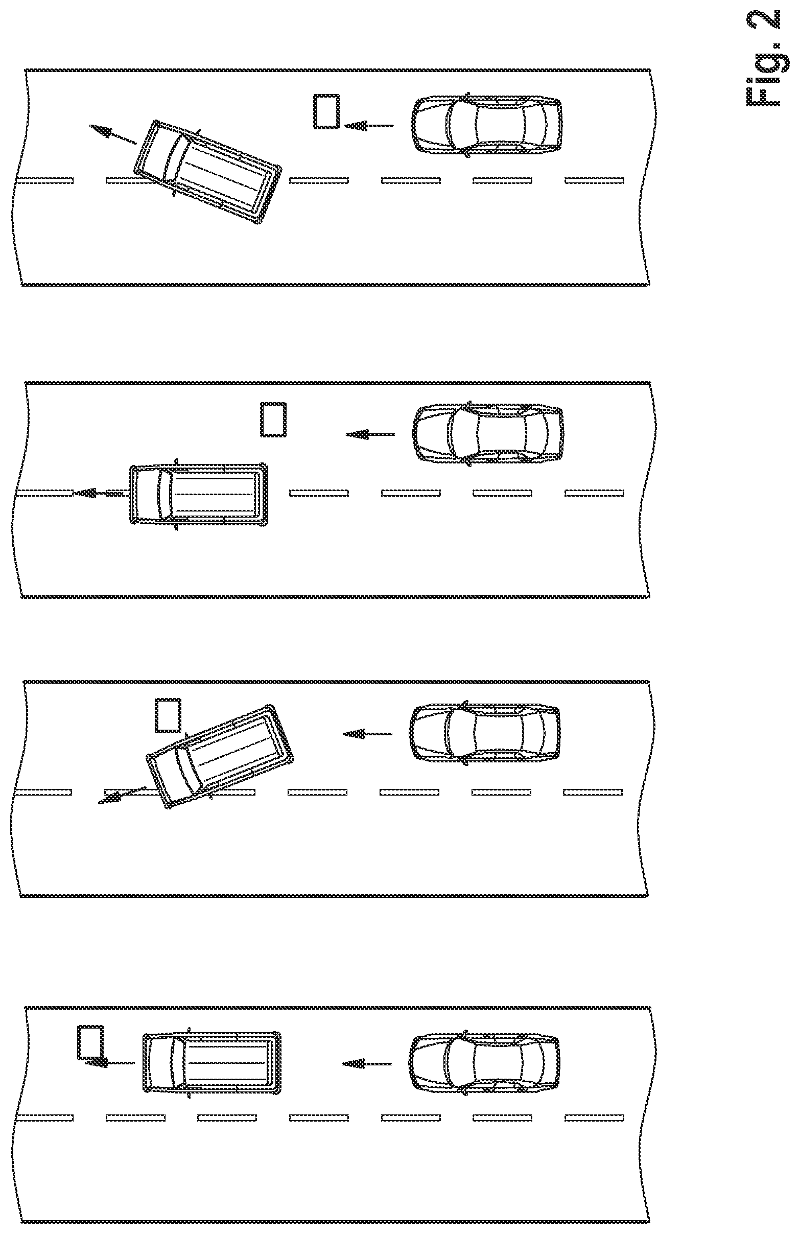 Patent US12304462 Figure 2 – Method for detecting an obstacle on a route
