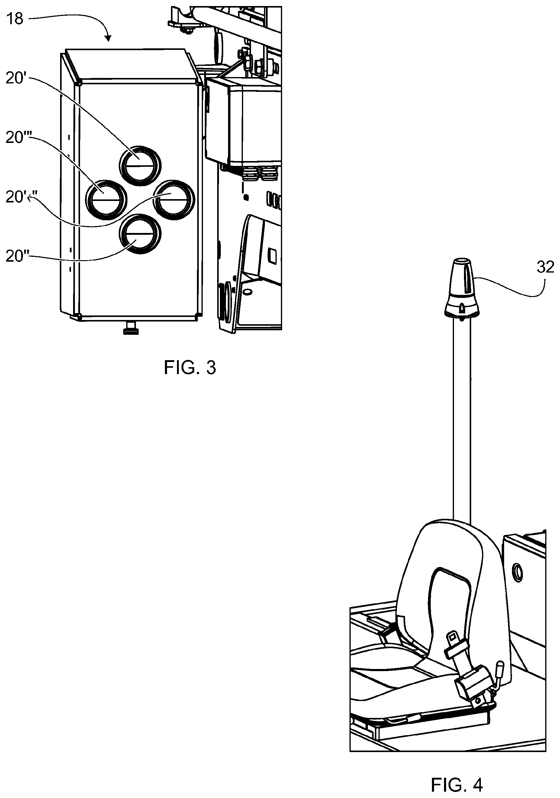 Patent US12304463 Figure 2 – Airport vehicle having an anti-collision system and method for operating a vehicle having an anti-collision system