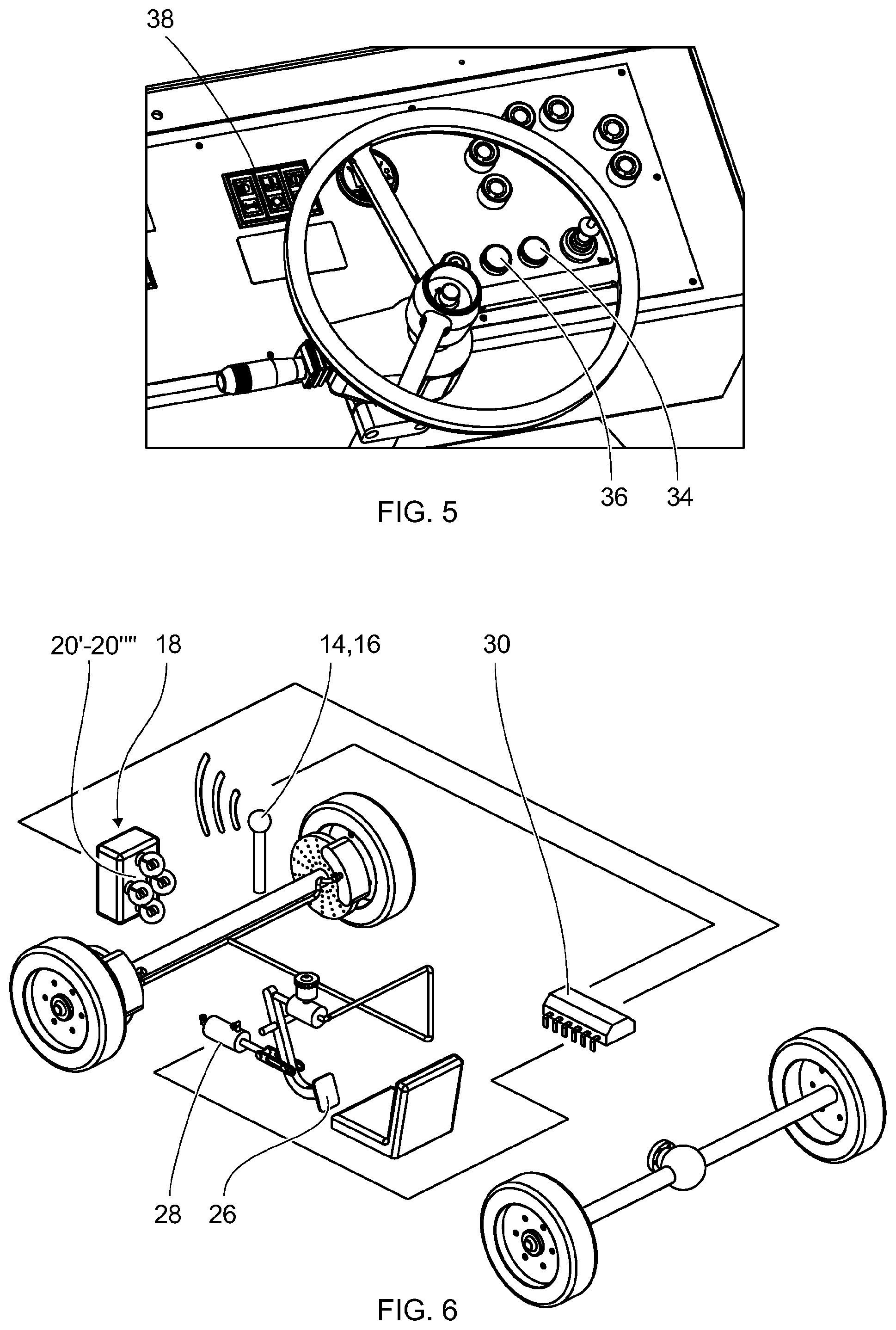 Patent US12304463 Figure 3 – Airport vehicle having an anti-collision system and method for operating a vehicle having an anti-collision system