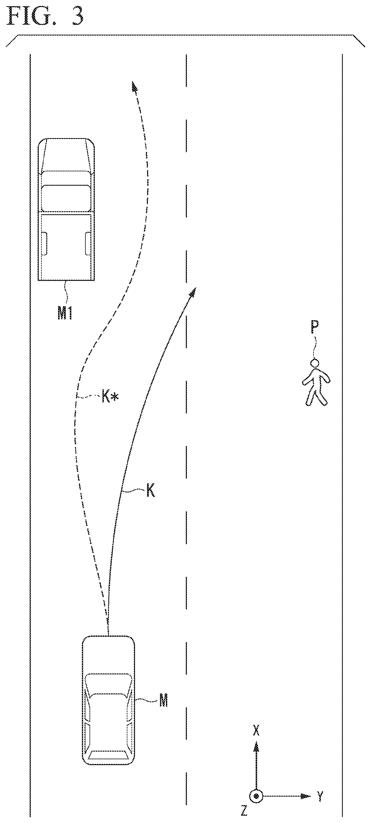 Patent US12304465 Figure 3 – Driving assistance device, driving assistance method, and storage medium