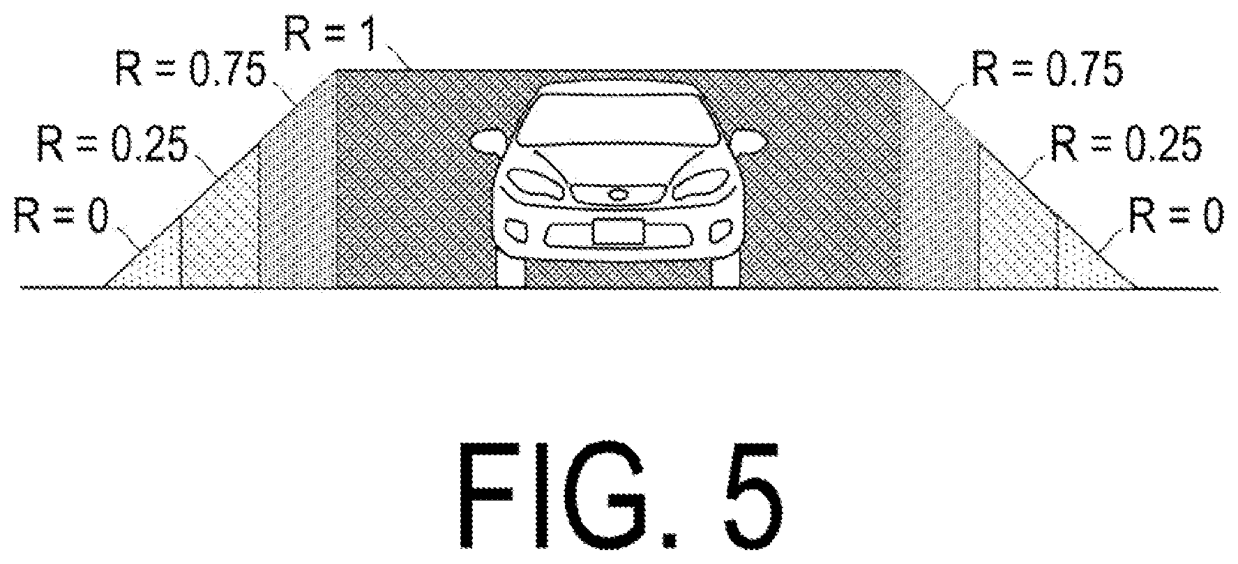Patent US12304468 Figure 5 – Vehicle driving assist device