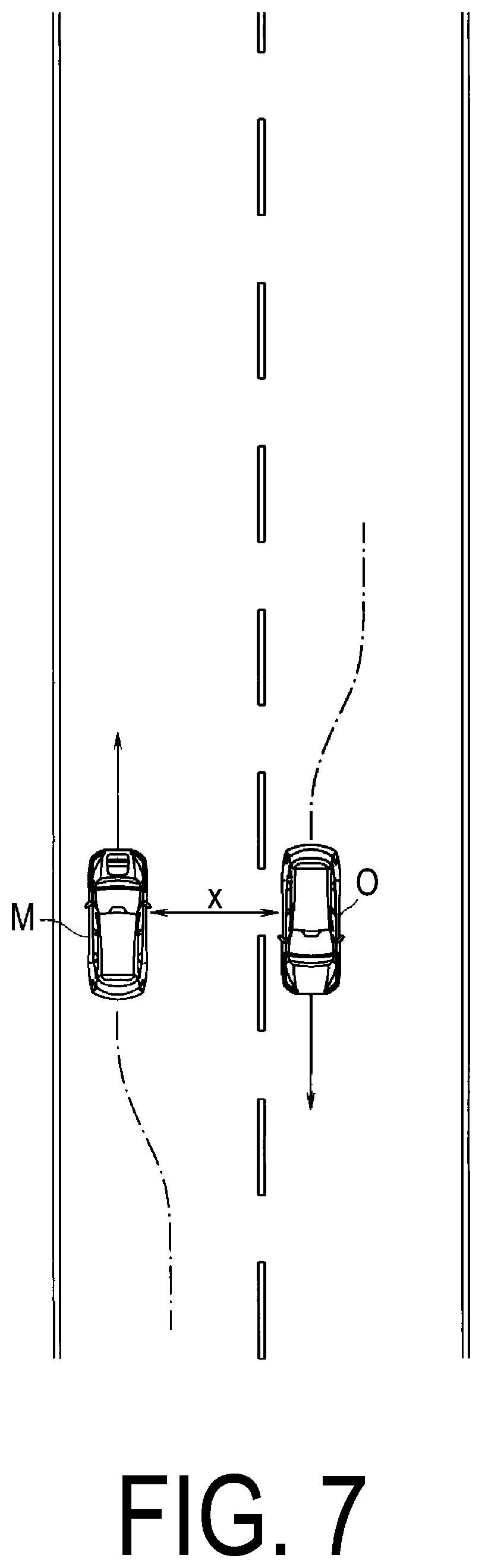 Patent US12304468 Figure 7 – Vehicle driving assist device