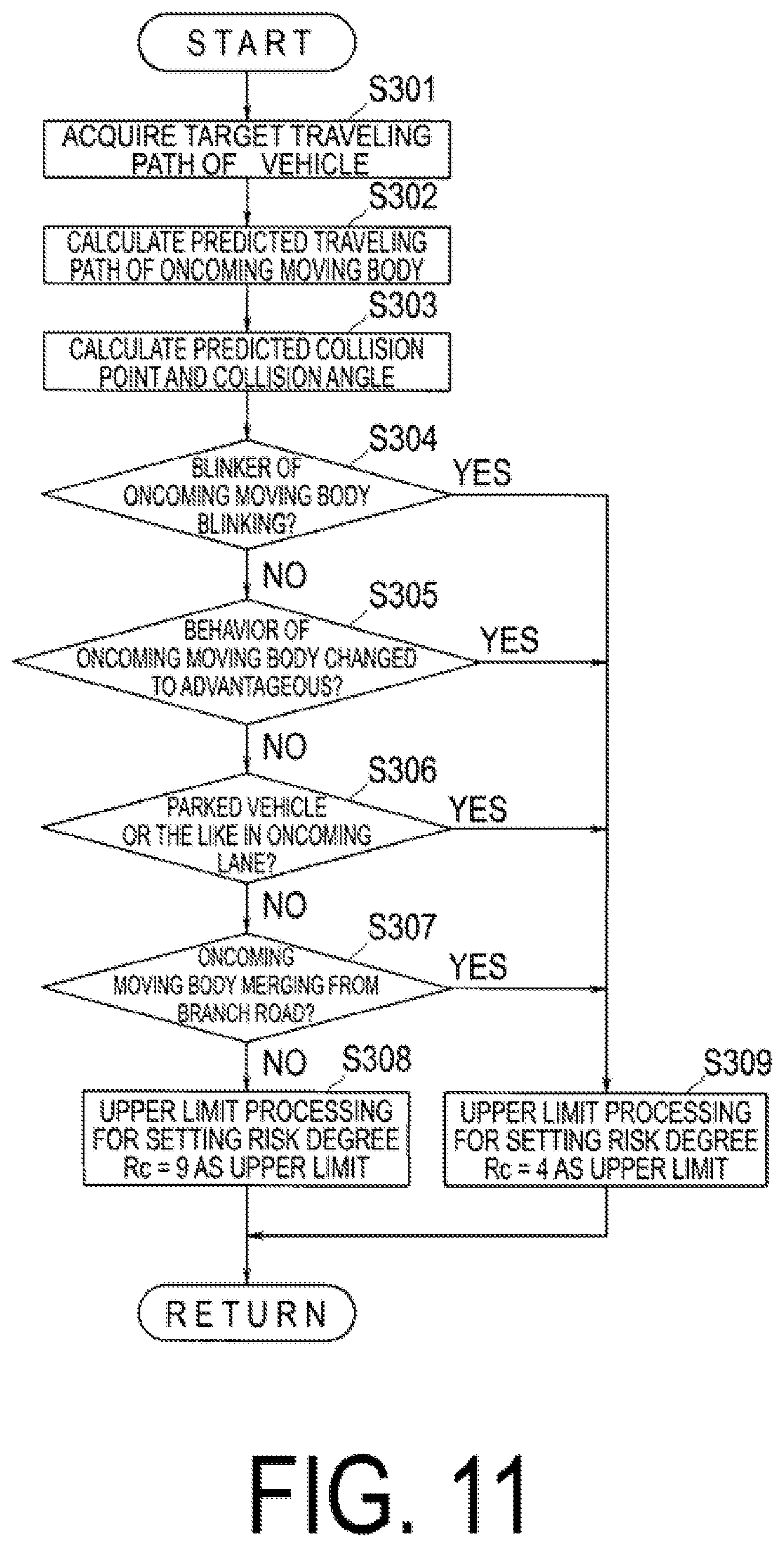 Patent US12304468 Figure 11 – Vehicle driving assist device
