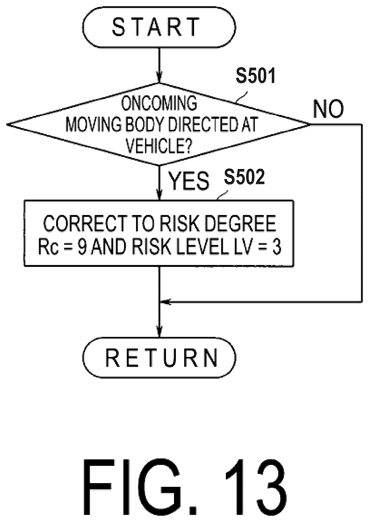 Patent US12304468 Figure 13 – Vehicle driving assist device