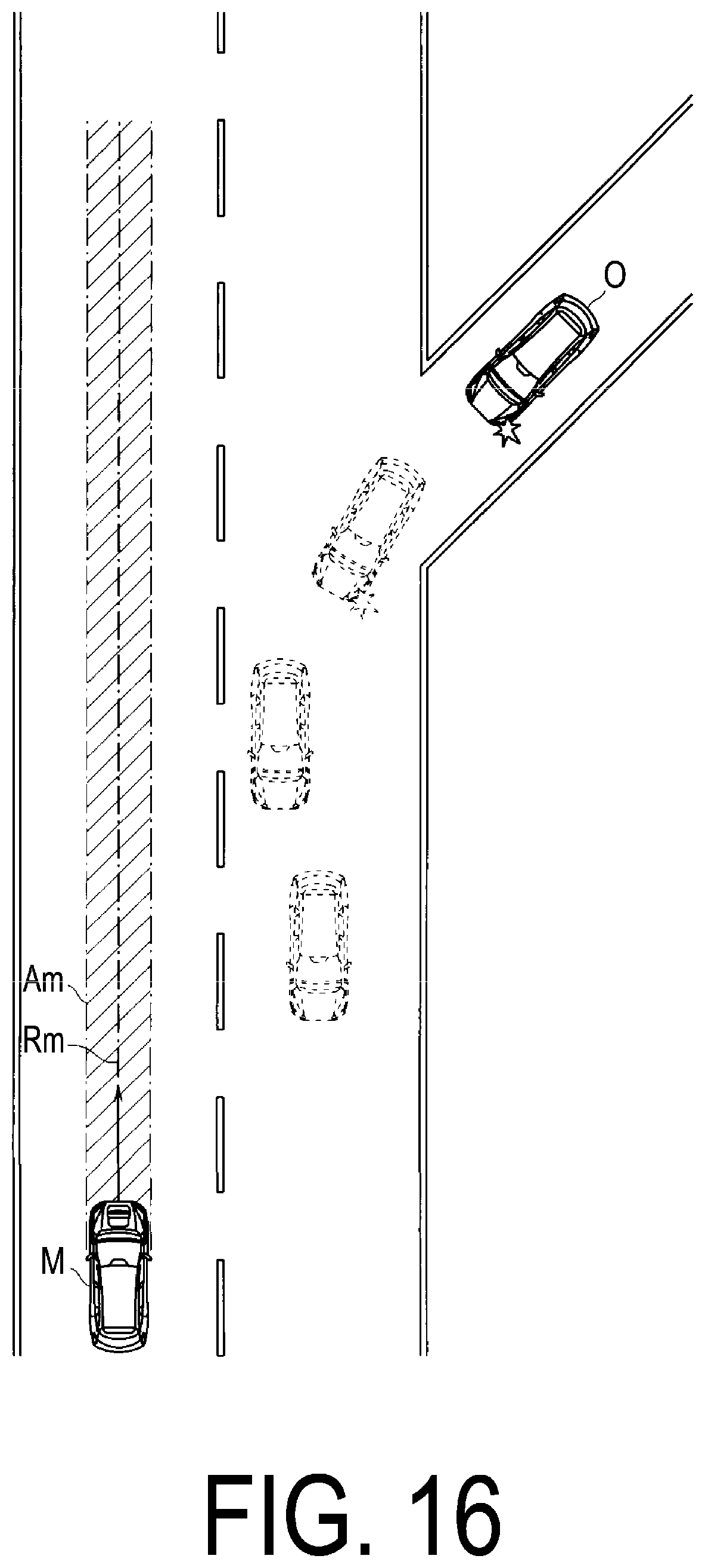 Patent US12304468 Figure 16 – Vehicle driving assist device