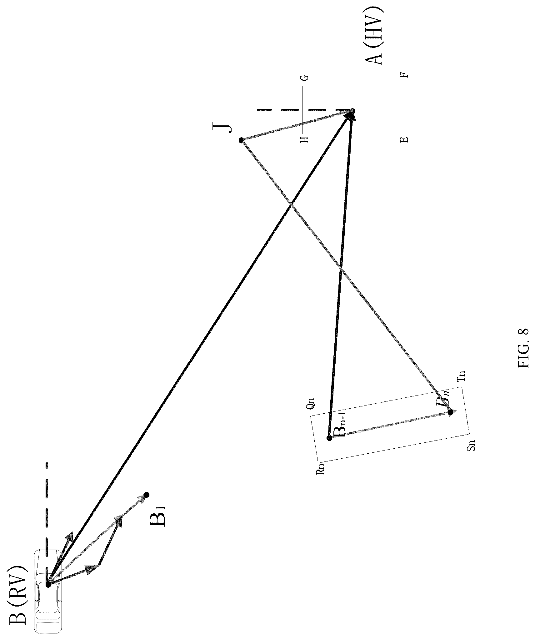 Patent US12304471 Figure 8 – Method for visually tracking gaze point of human eye, vehicle early warning method and device