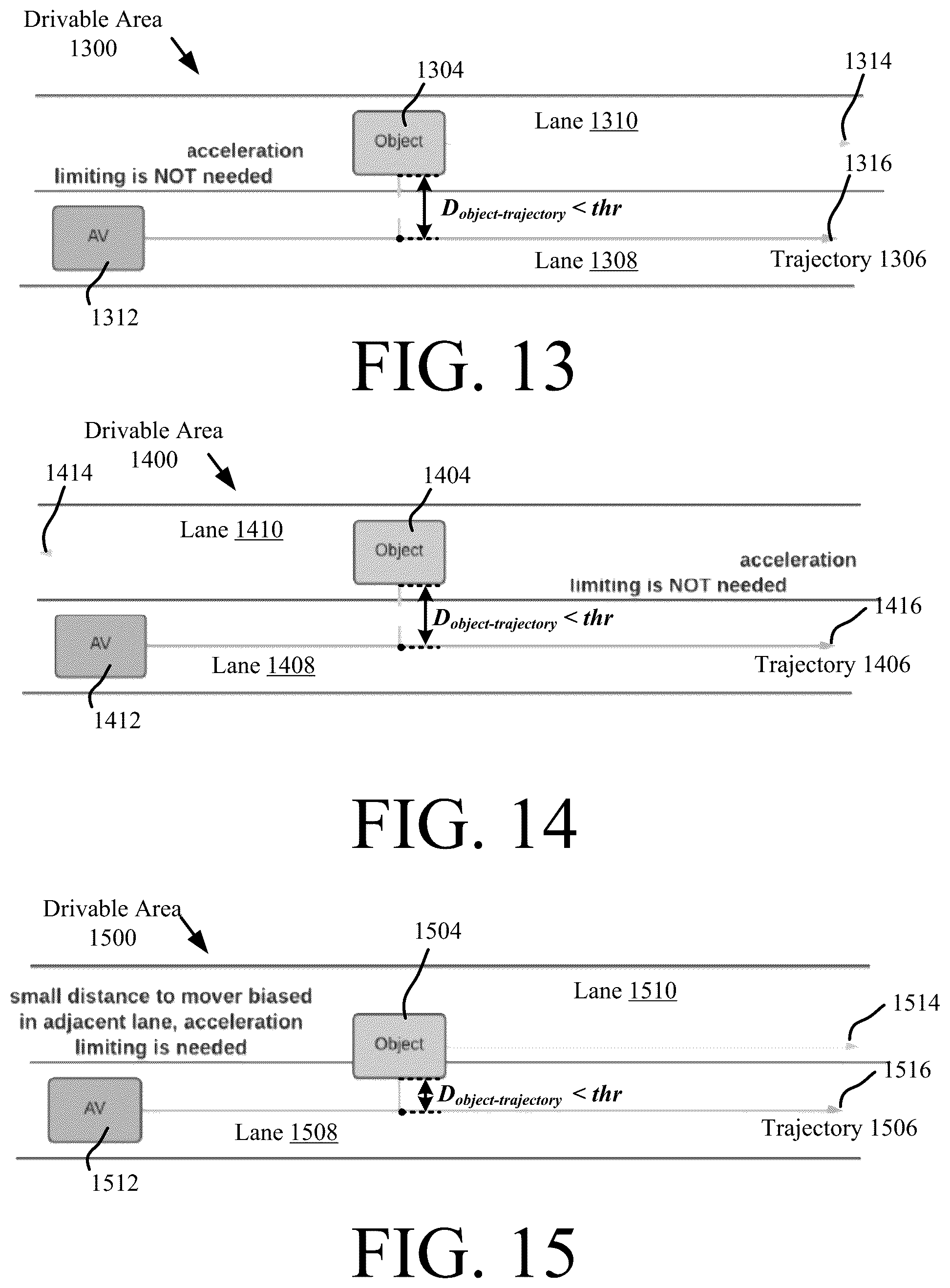 Patent US12304481 Figure 10 – Systems and methods for controlling longitudinal acceleration based on lateral objects