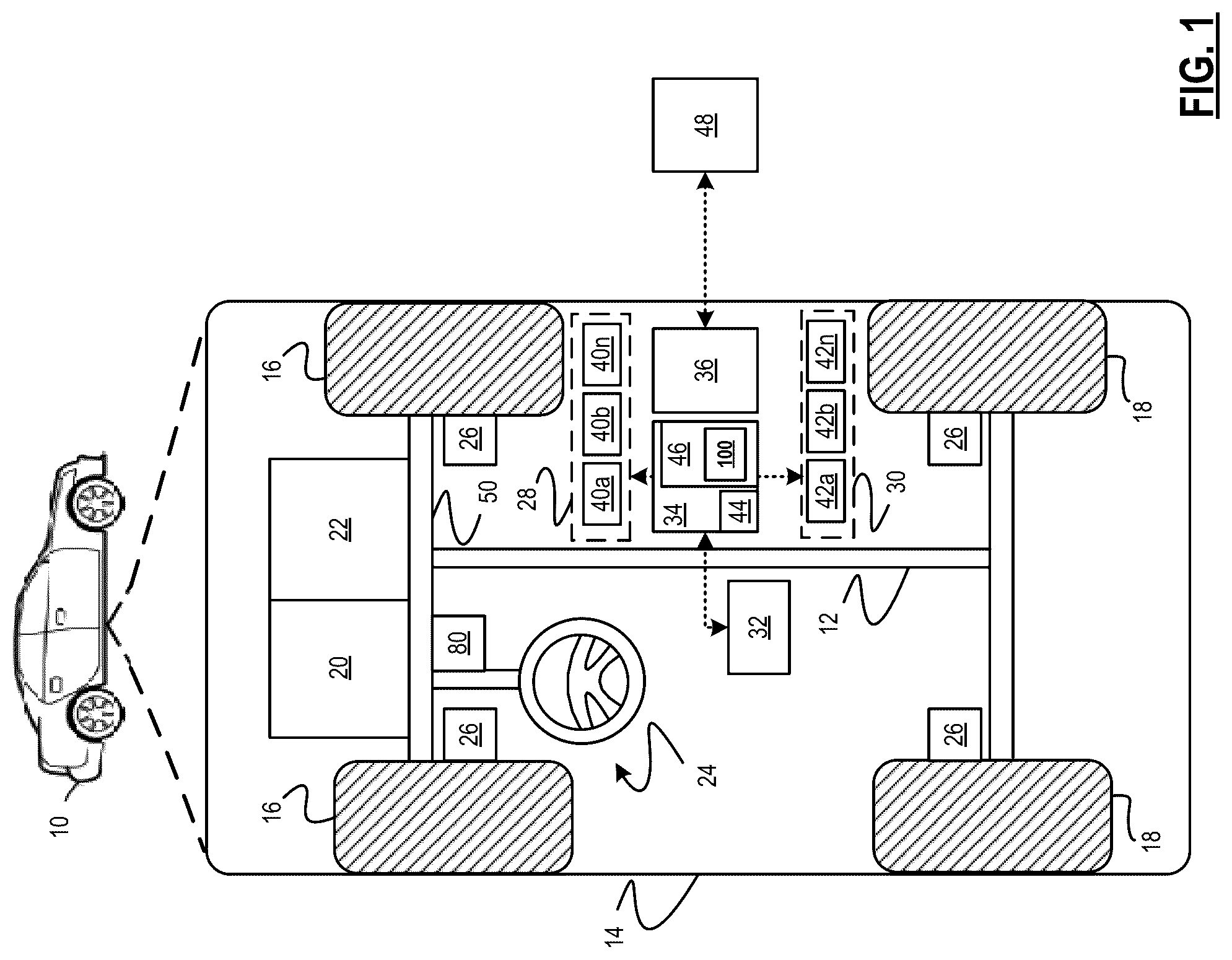 Patent US12304482 Figure 1 – Systems and methods for estimating vehicle parameters